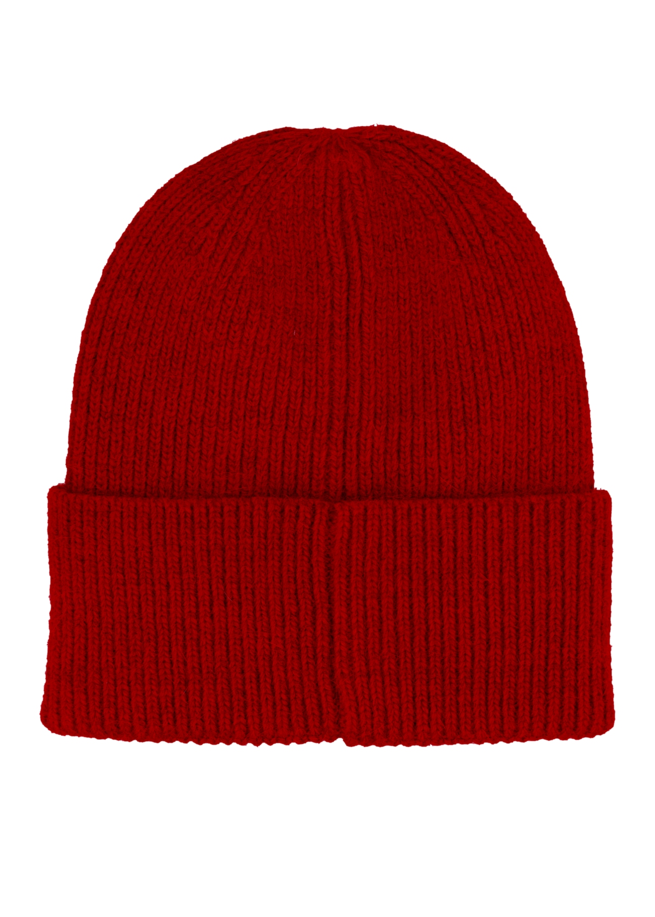 Red women's hat CZADT-0206-4B(Z26), product view from the back on a white background.
