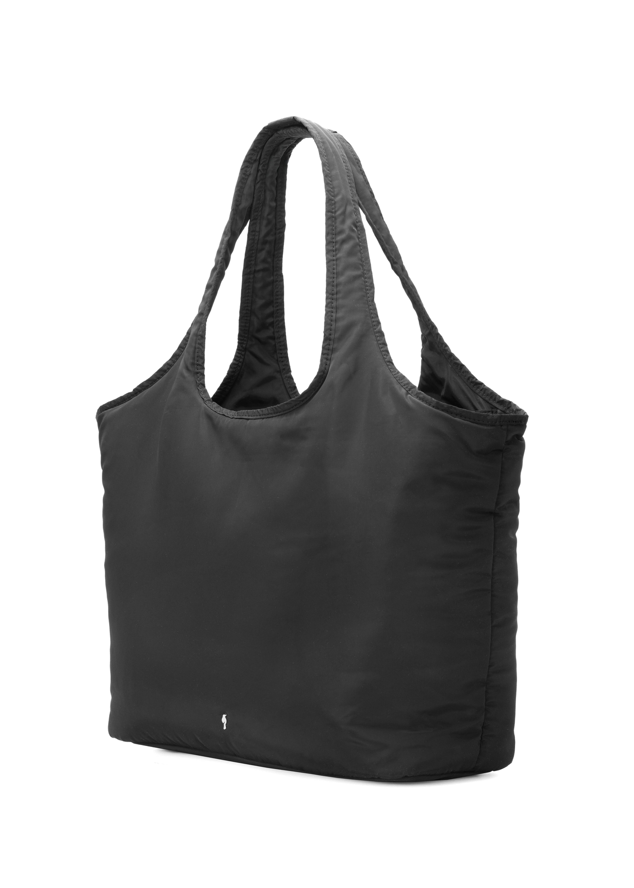 Large nylon women's handbag TOREN-0340-99(W26), diagonal product view on a white background.