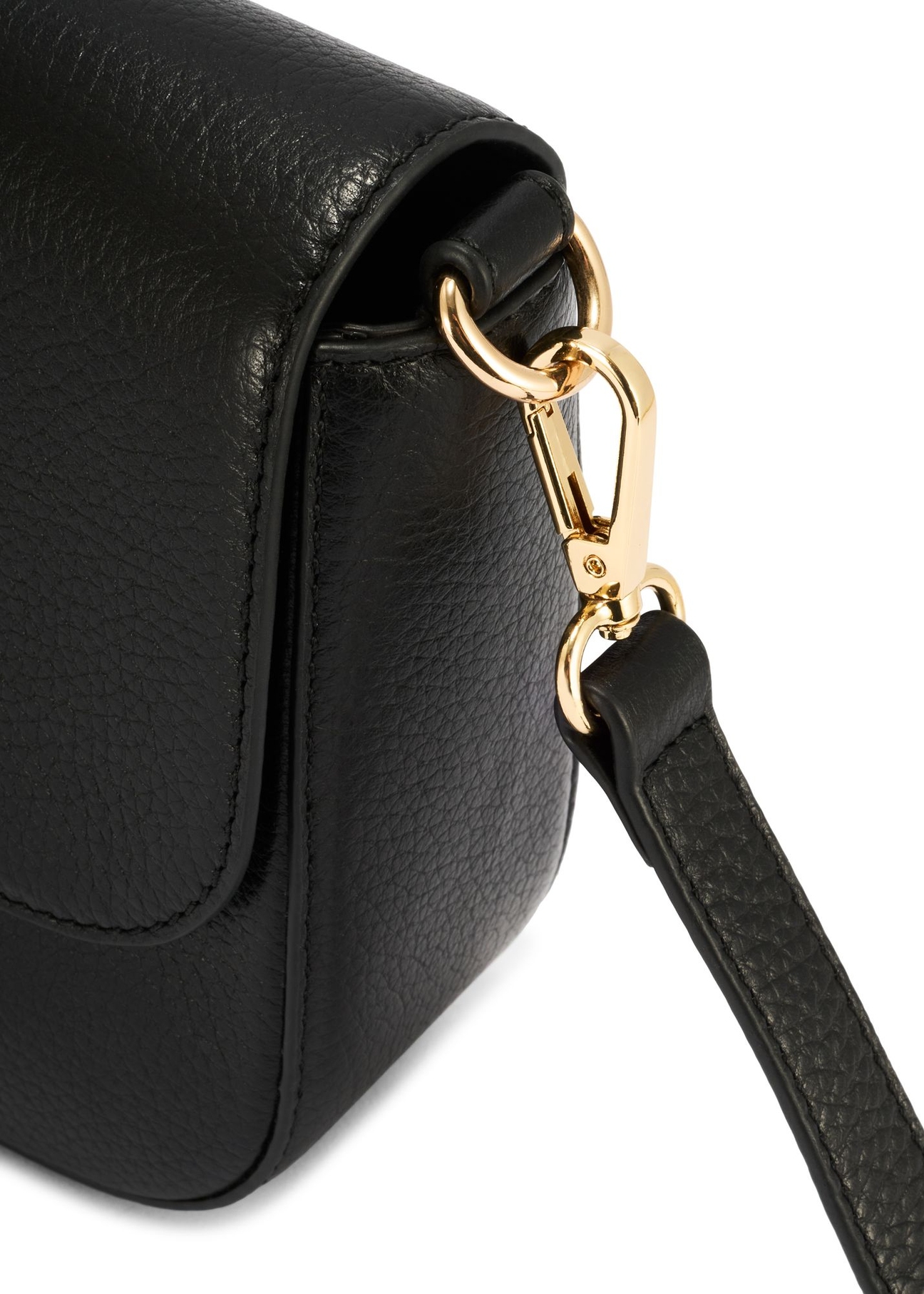 Black women's messenger bag TORES-1282-9I(W26) - close-up detail, on white background.