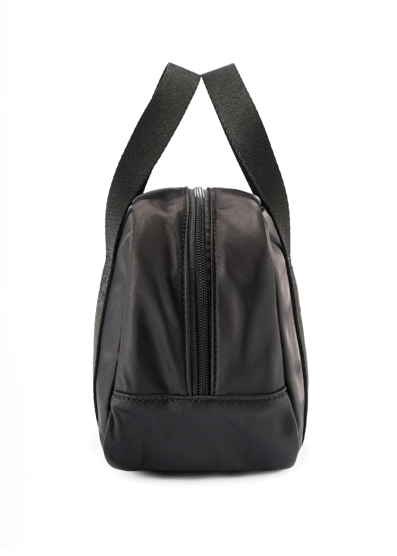 Black lunchbox bag TOREN-0328-99(Z25), side view of the product on a white background.