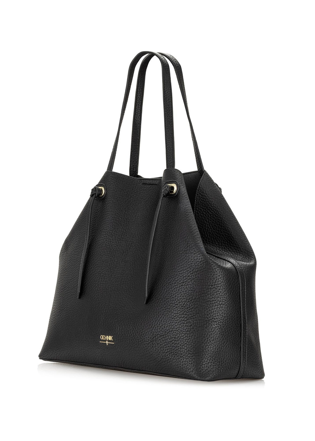 Large black shopper bag TOREC-0995A-99(Z25)