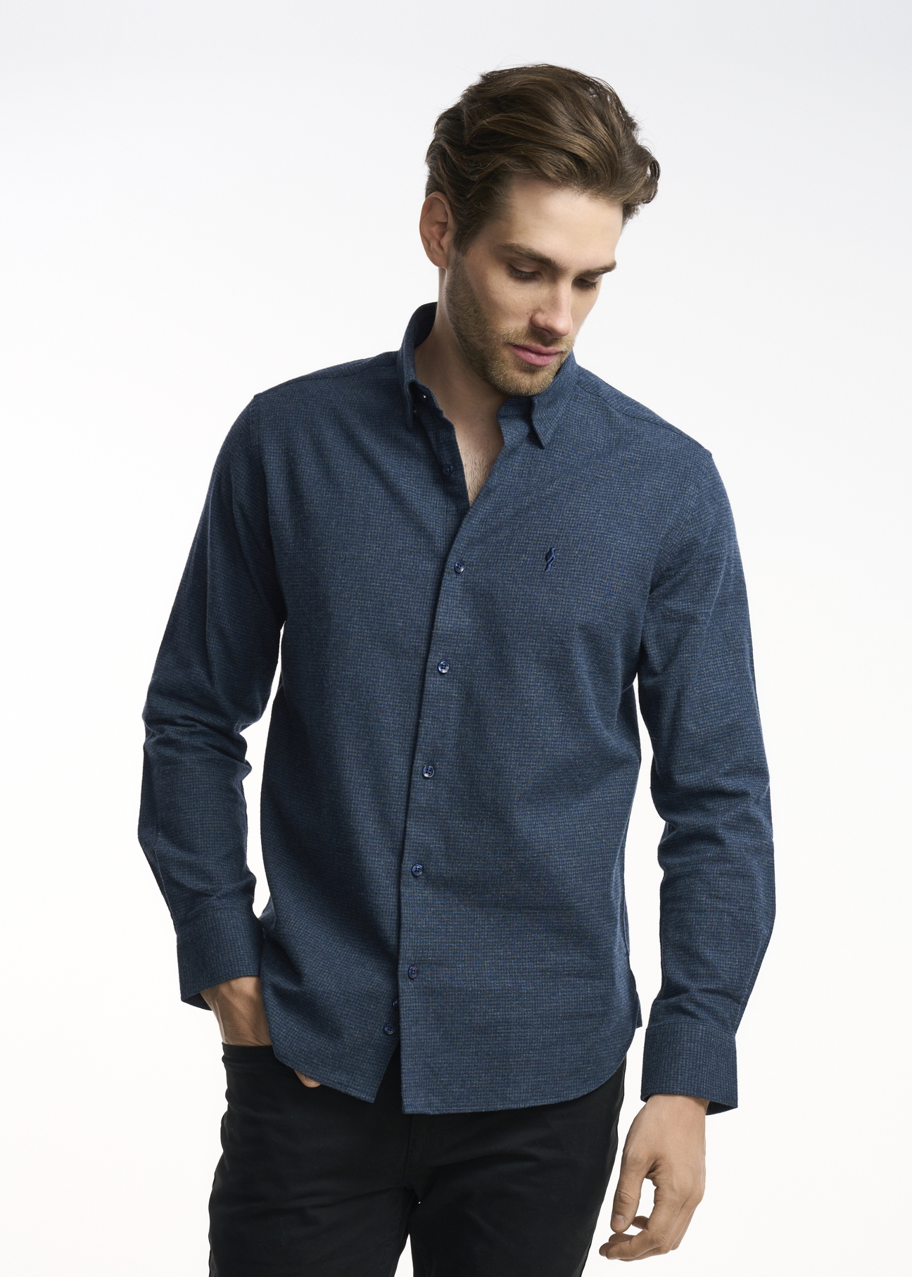 Men's shirt KOSMT-0294-91(Z22)-02