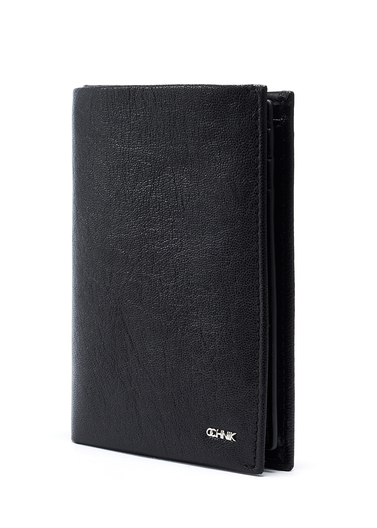 Black leather foldable men's wallet PORMS-0646-99(W25)