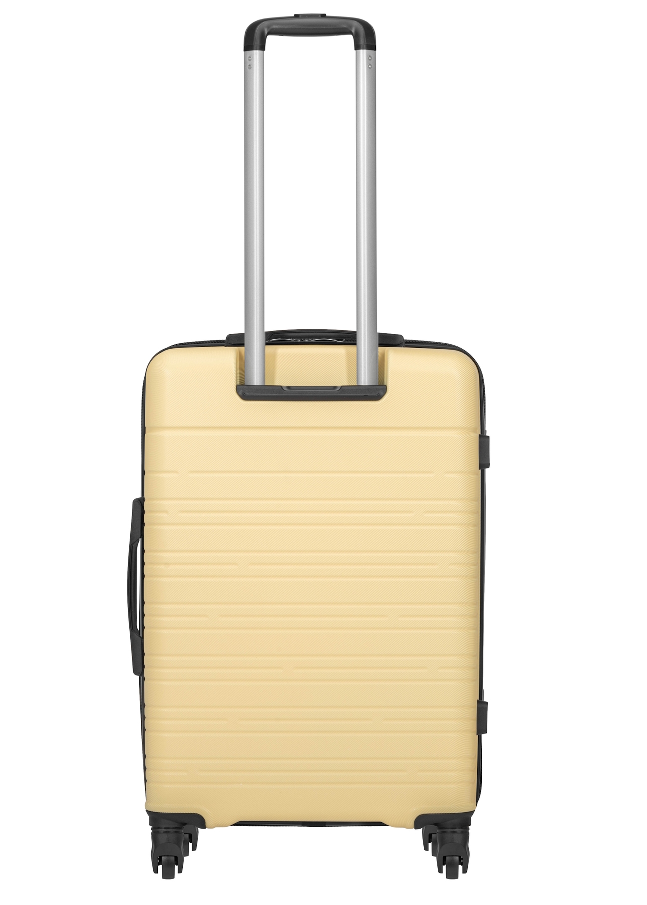 Medium suitcase on wheels WALAB-0083-2B-24(W26) - product view from the back, on a white background.