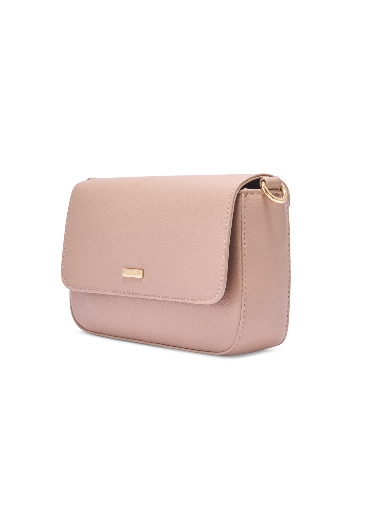 Beige women's shoulder bag TOREC-1255-1B(Z26)