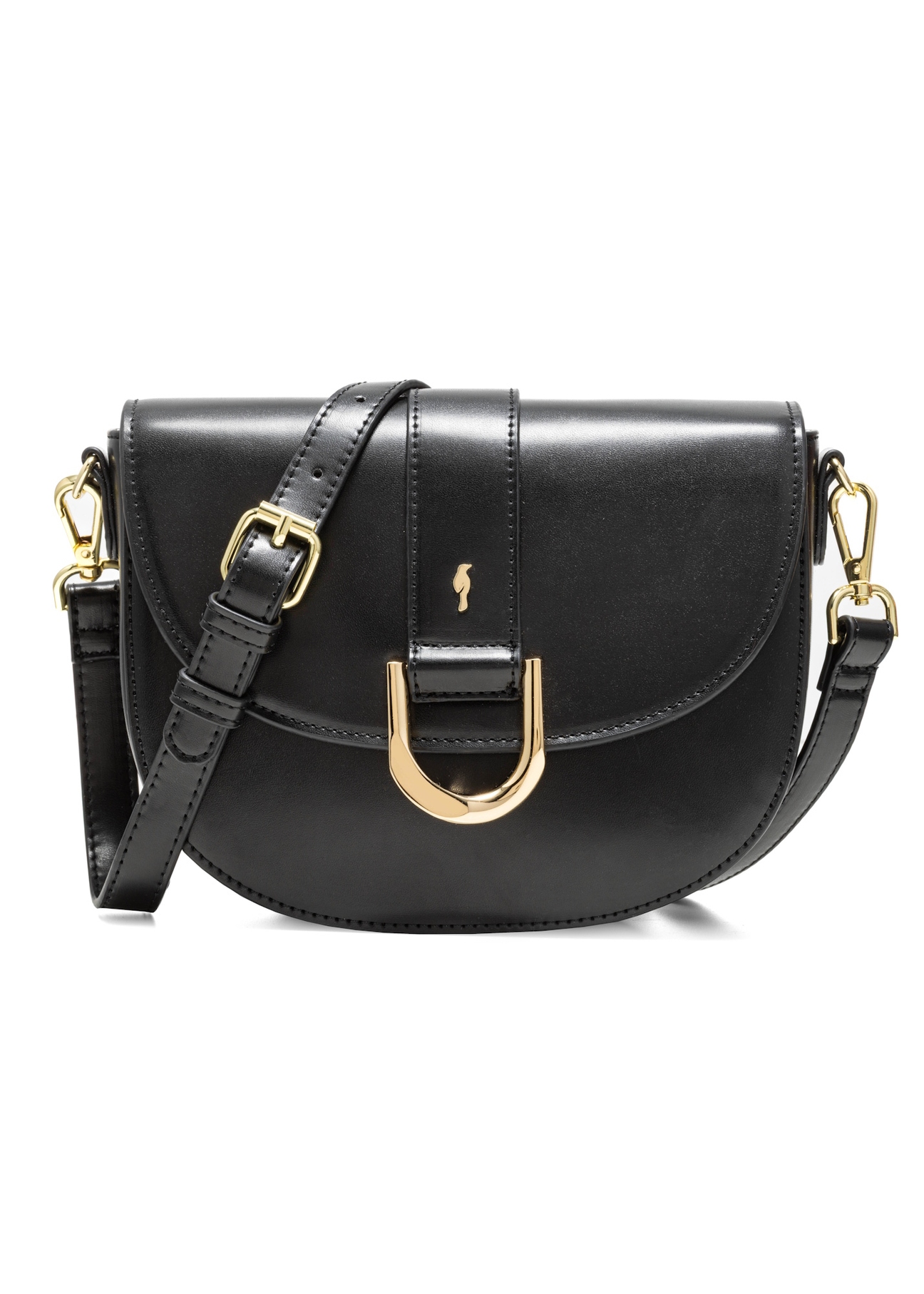 Black classic women's handbag TOREC-0879B-99(Z25), front product view on white background.