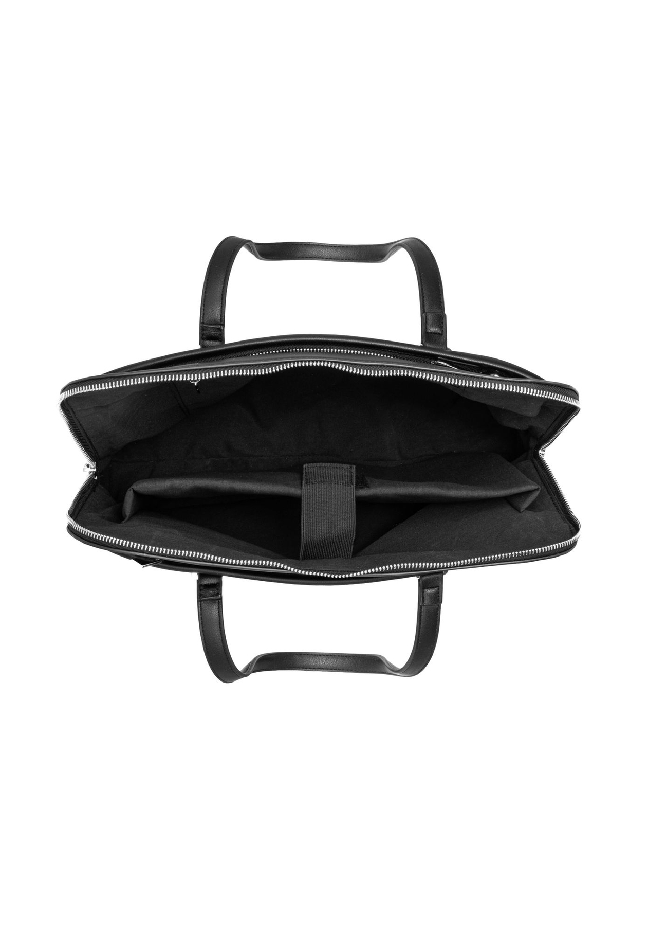 Black women's bag TOREC-1320-99(Z26) - product view from above, on a white background.