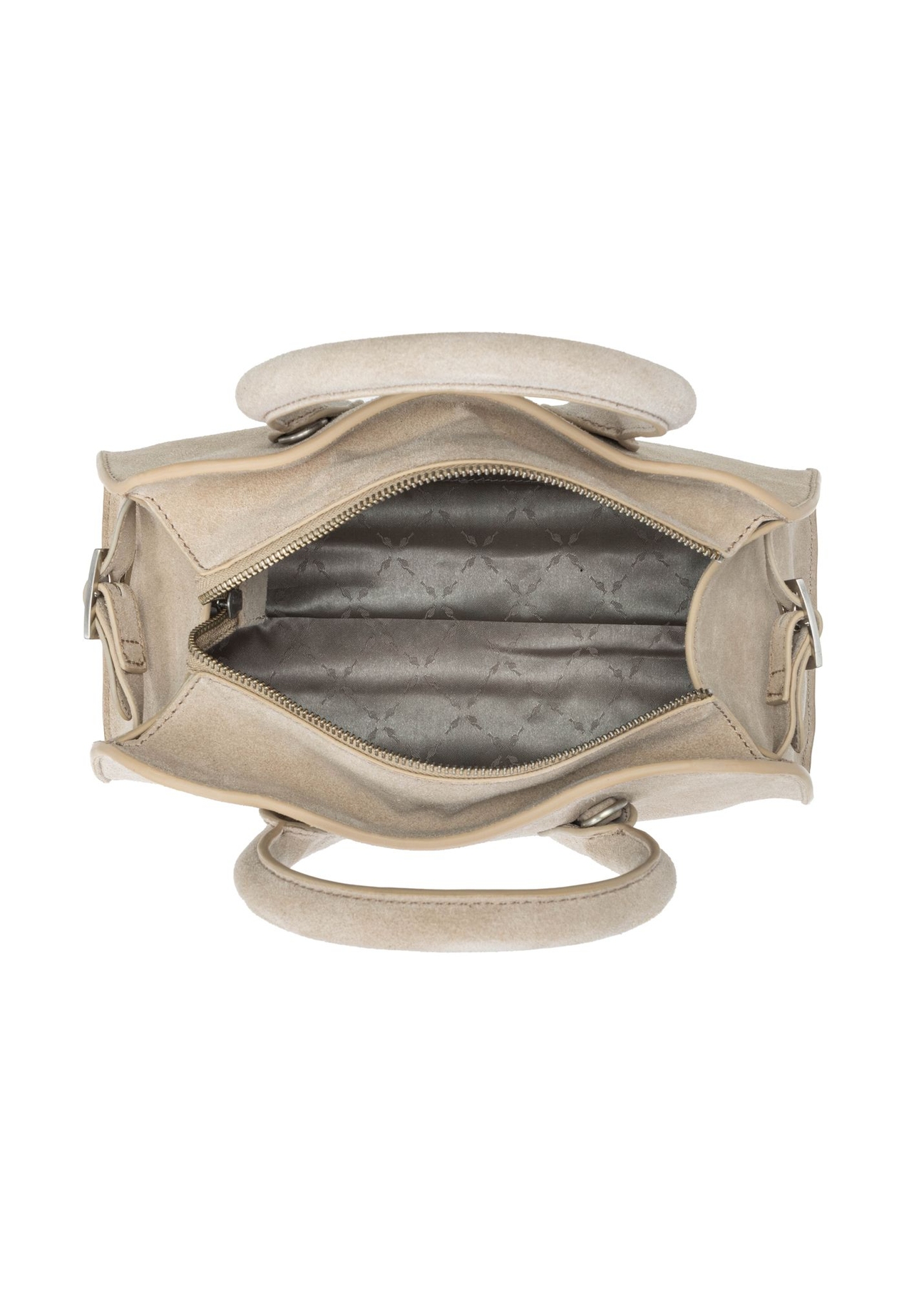 Cream suede women's handbag TORES-1295-0B(W26)