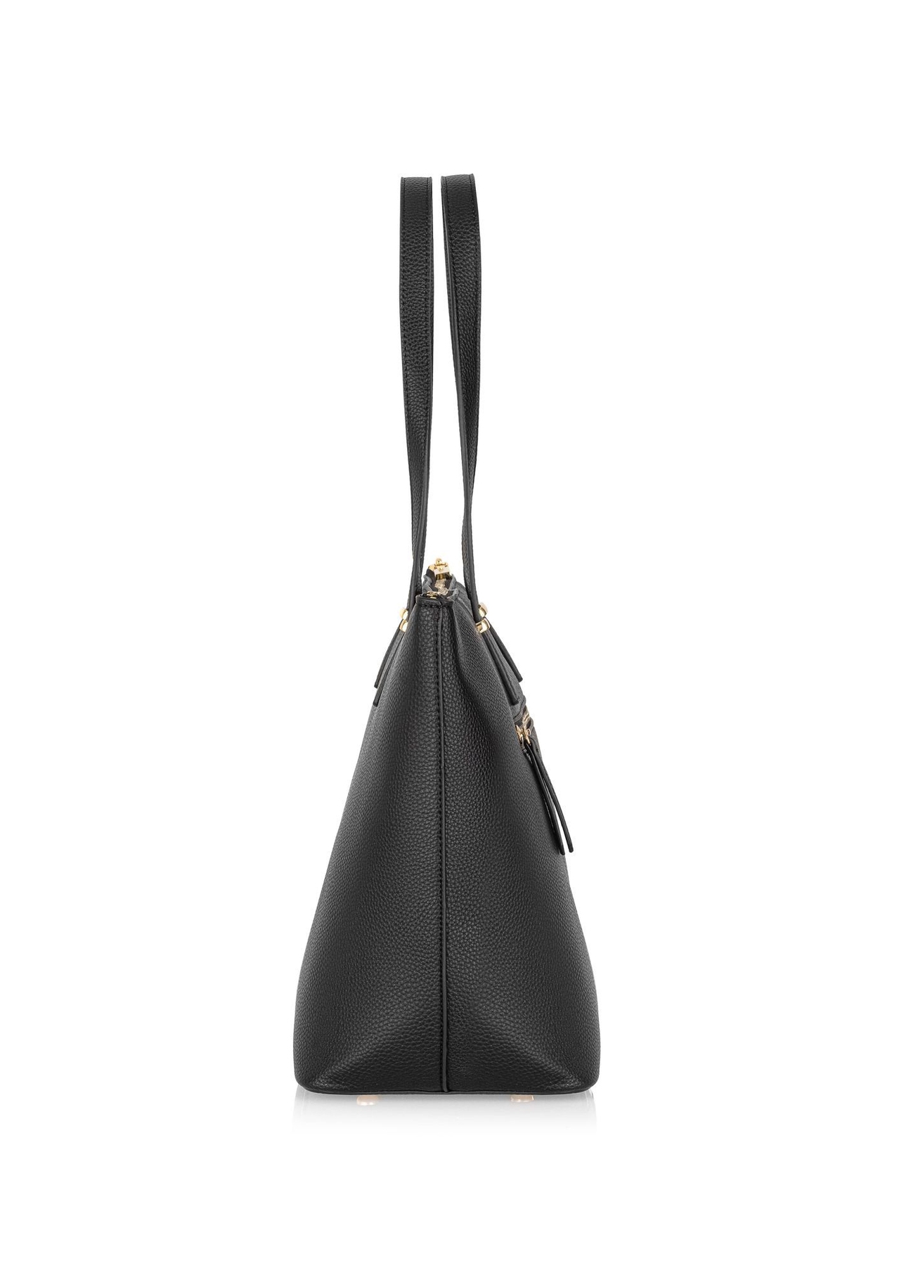 Black women's shopper bag  TOREC-0953A-9I(Z26) product view from the side on a white background.