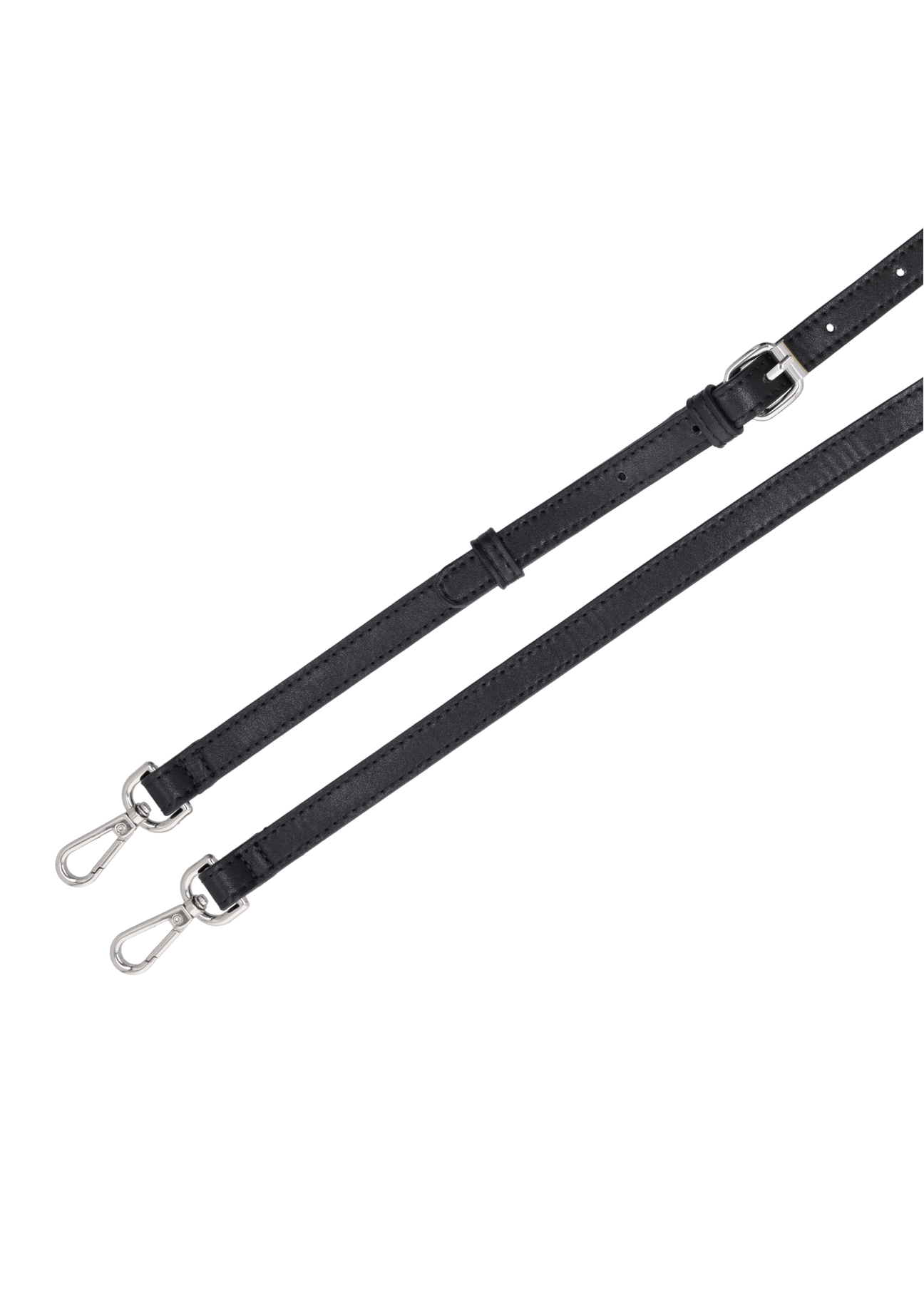 Black women's trunk handbag TOREC-1339-99(Z26), view of the product strap on a white background.