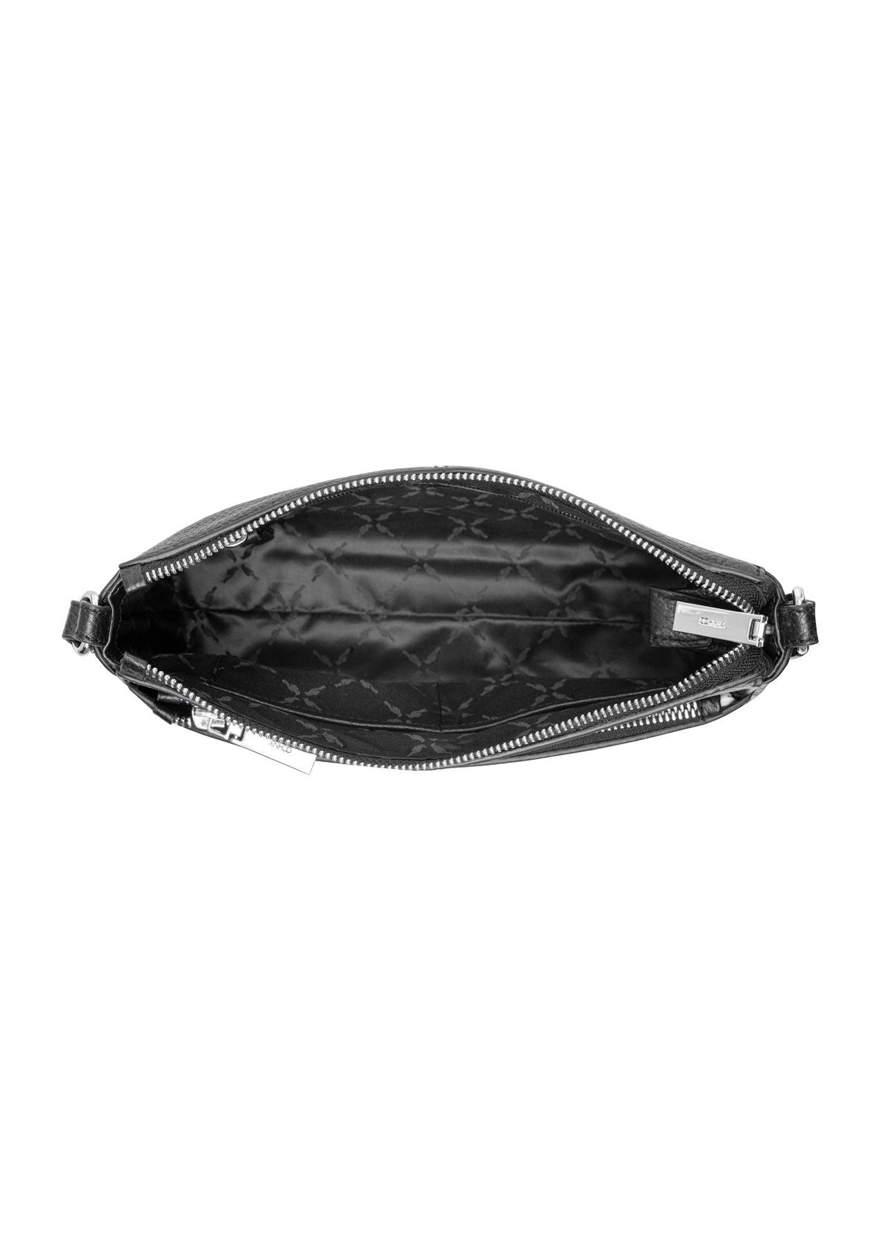 Black leather women's handbag TORES-0982D-99(Z25), product view inside on white background.