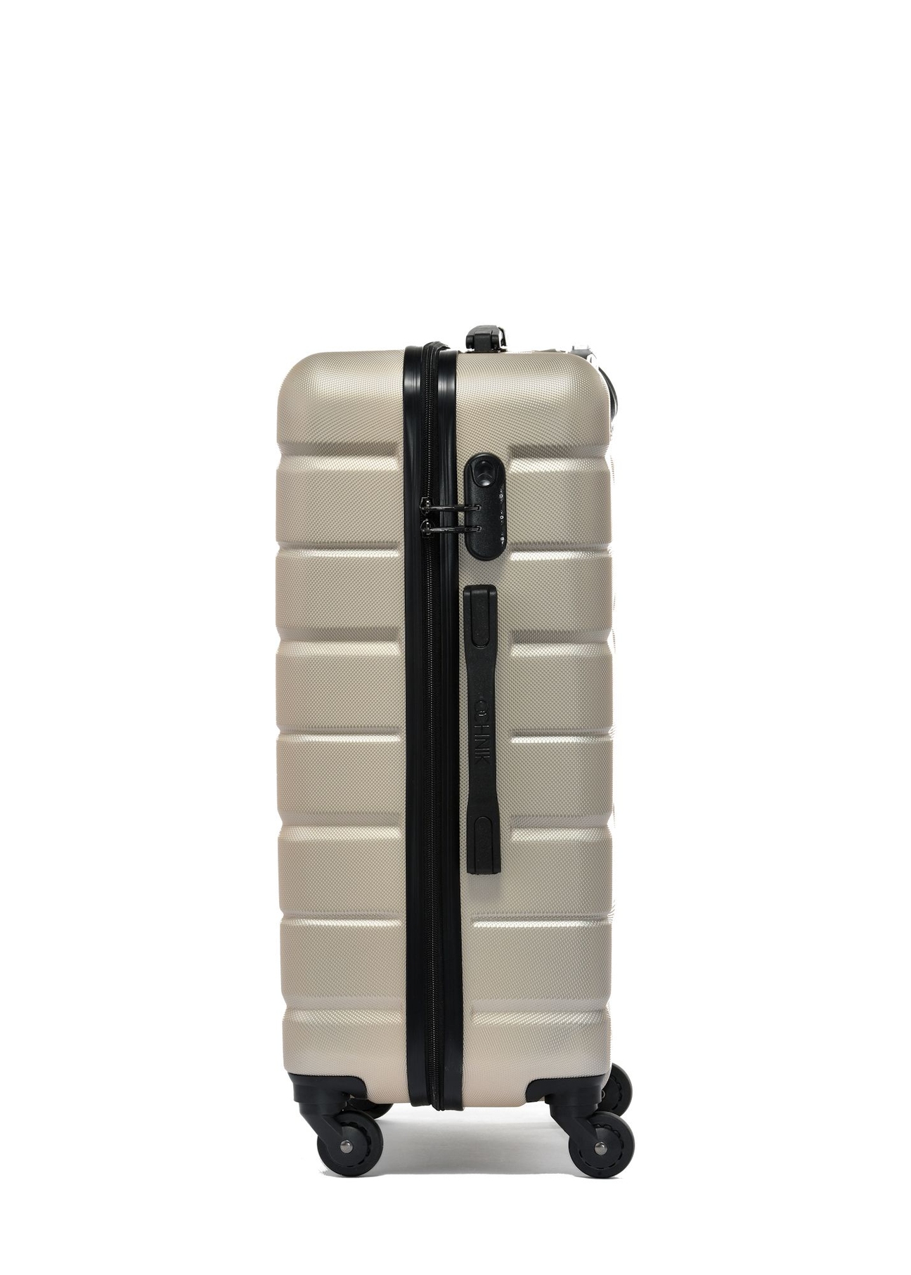 Set of 19''/24''/28'' trolley suitcases WALAB-0067-0X(W26), side view of the product on a white background.