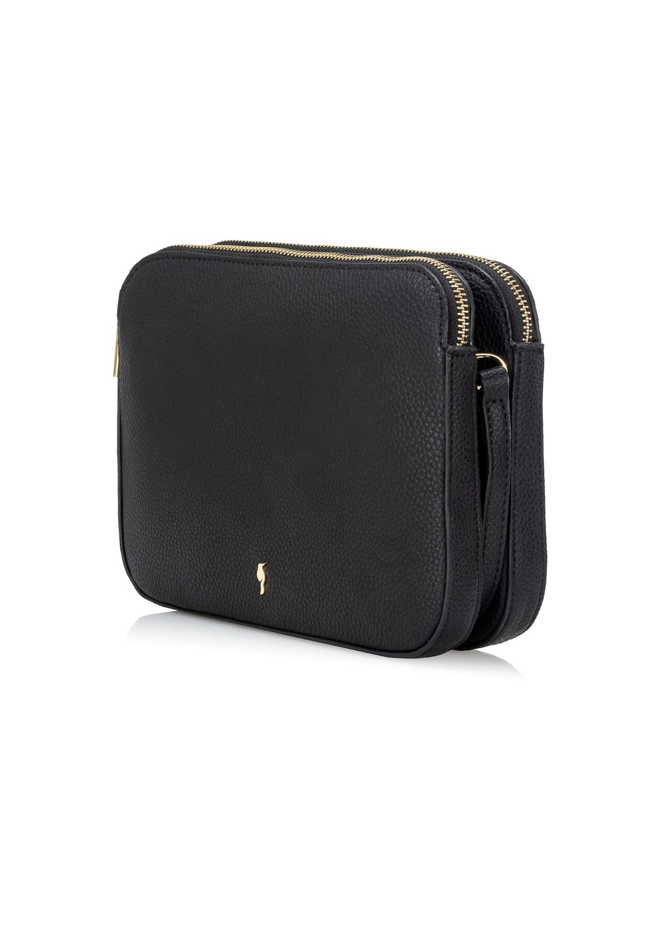 Women's handbag in black TOREC-0205F-99(Z25), diagonal product view on white background.