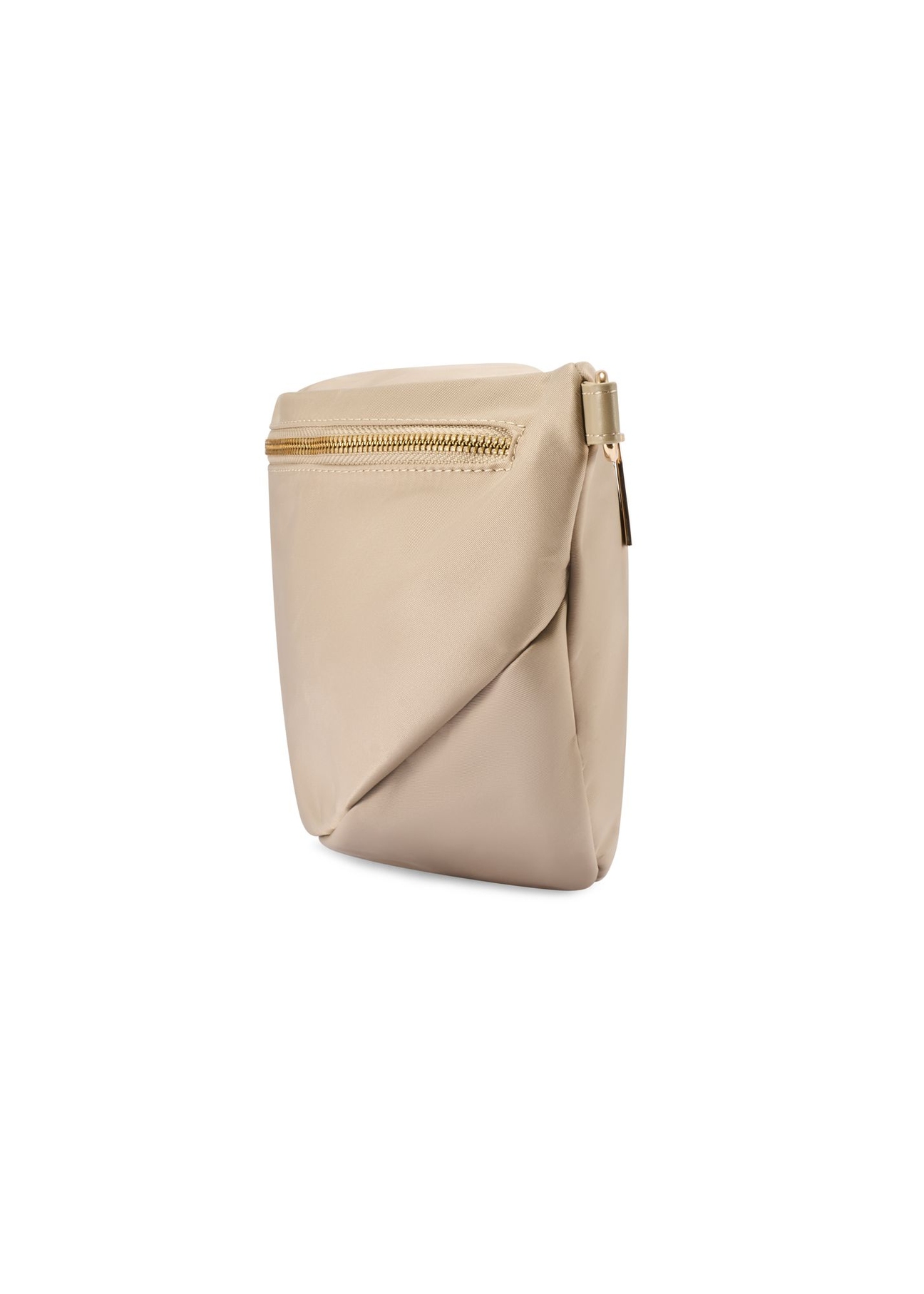 Beige large women's bag TOREN-0345-1A(W26) - front product view, on a white background.