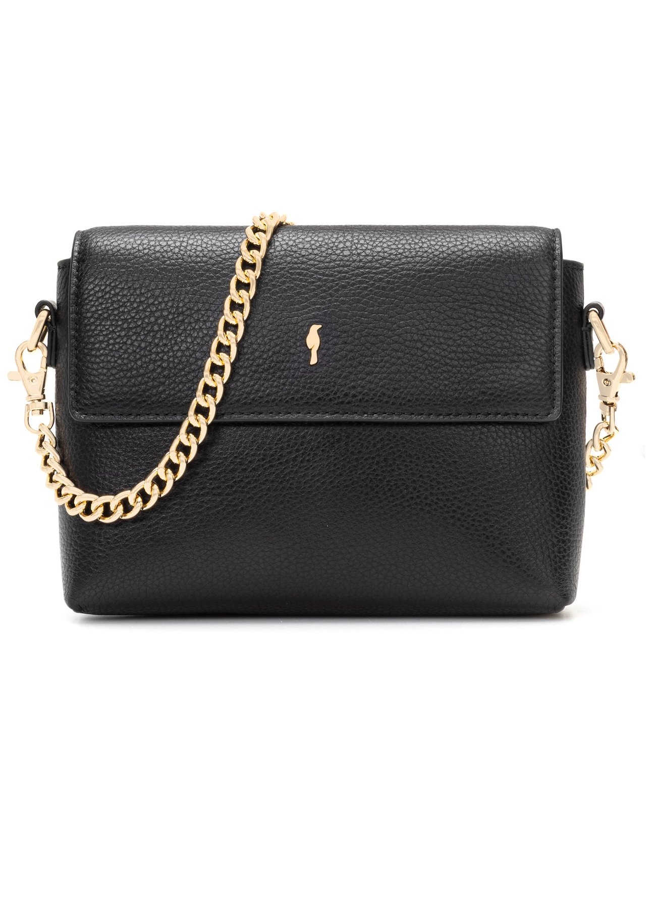 Small women's leather handbag TORES-1278-9I(W26), front product view on white background.