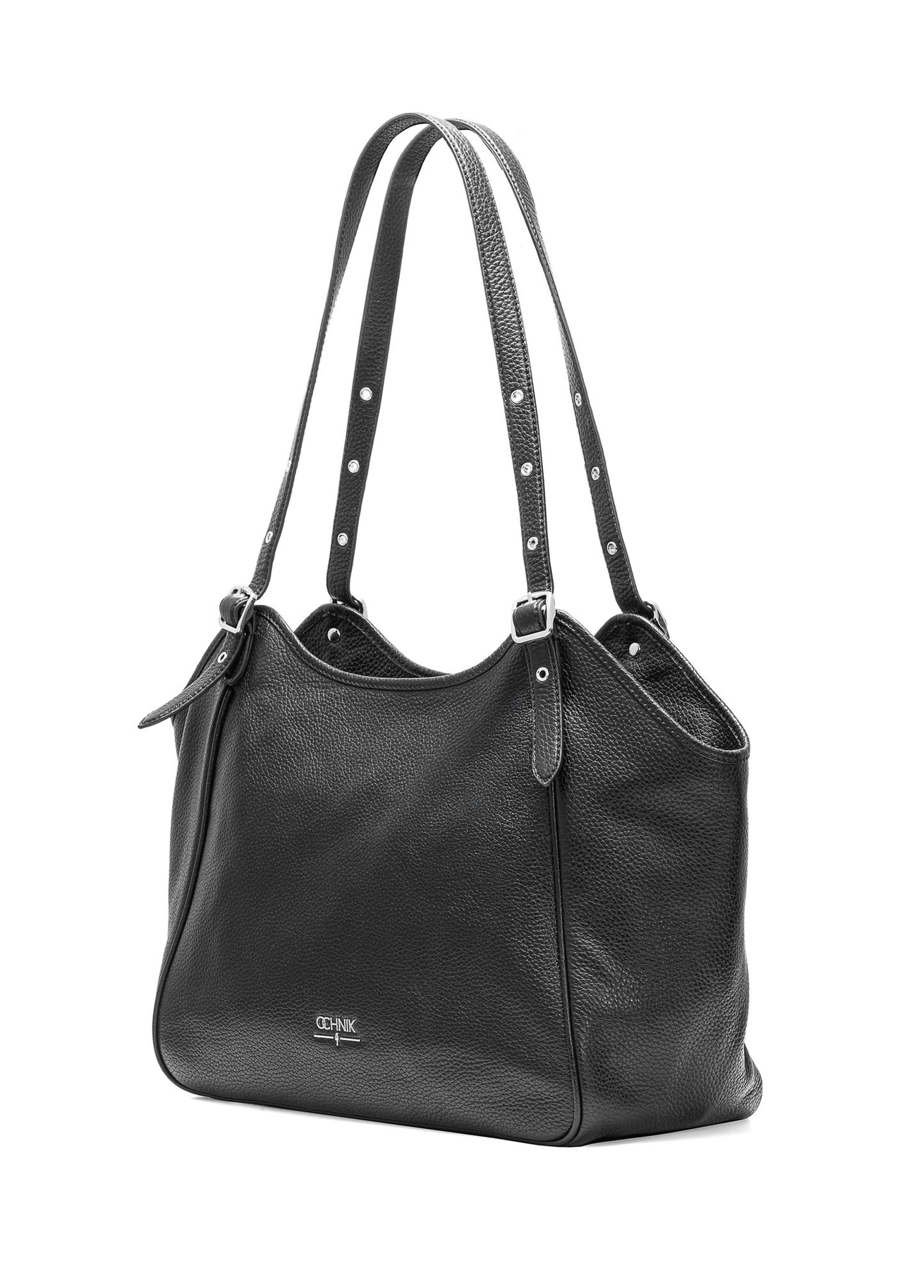 Black leather large women's handbag TORES-1042D-99(Z25)