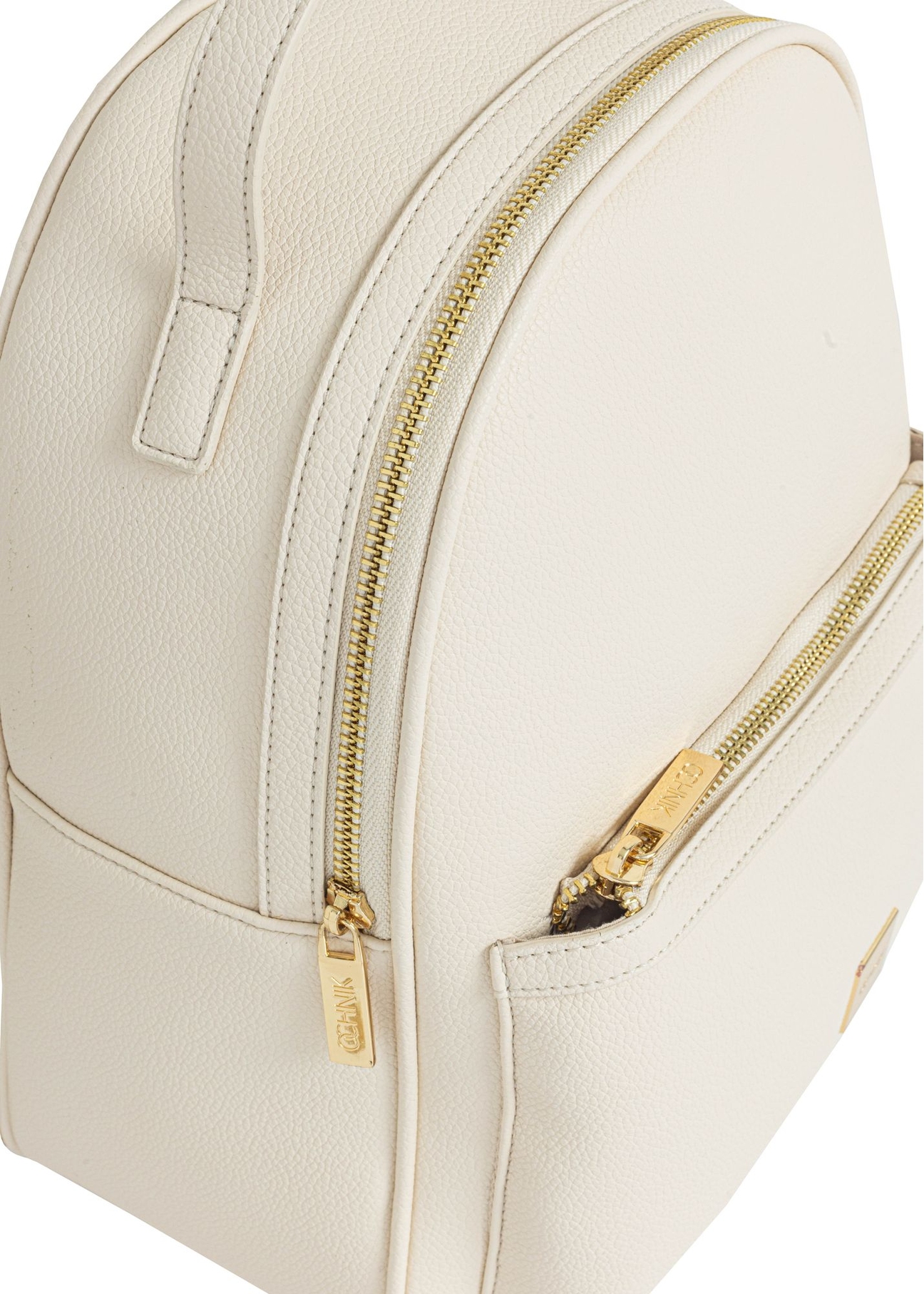 Cream women's medium backpack TOREC-0920-0B(W26)