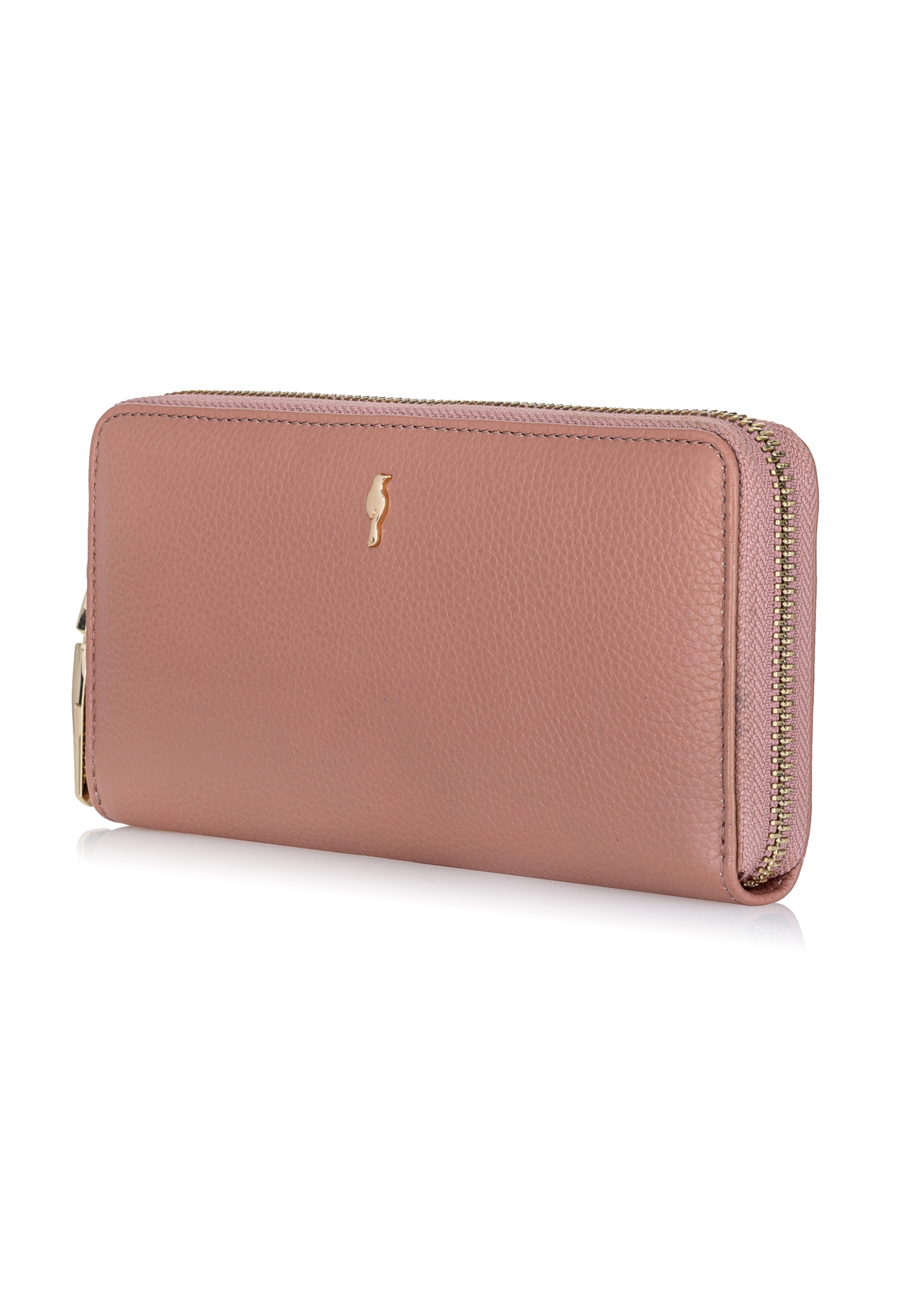 Large pink leather women's wallet PORES-0800A-31(W23)-02