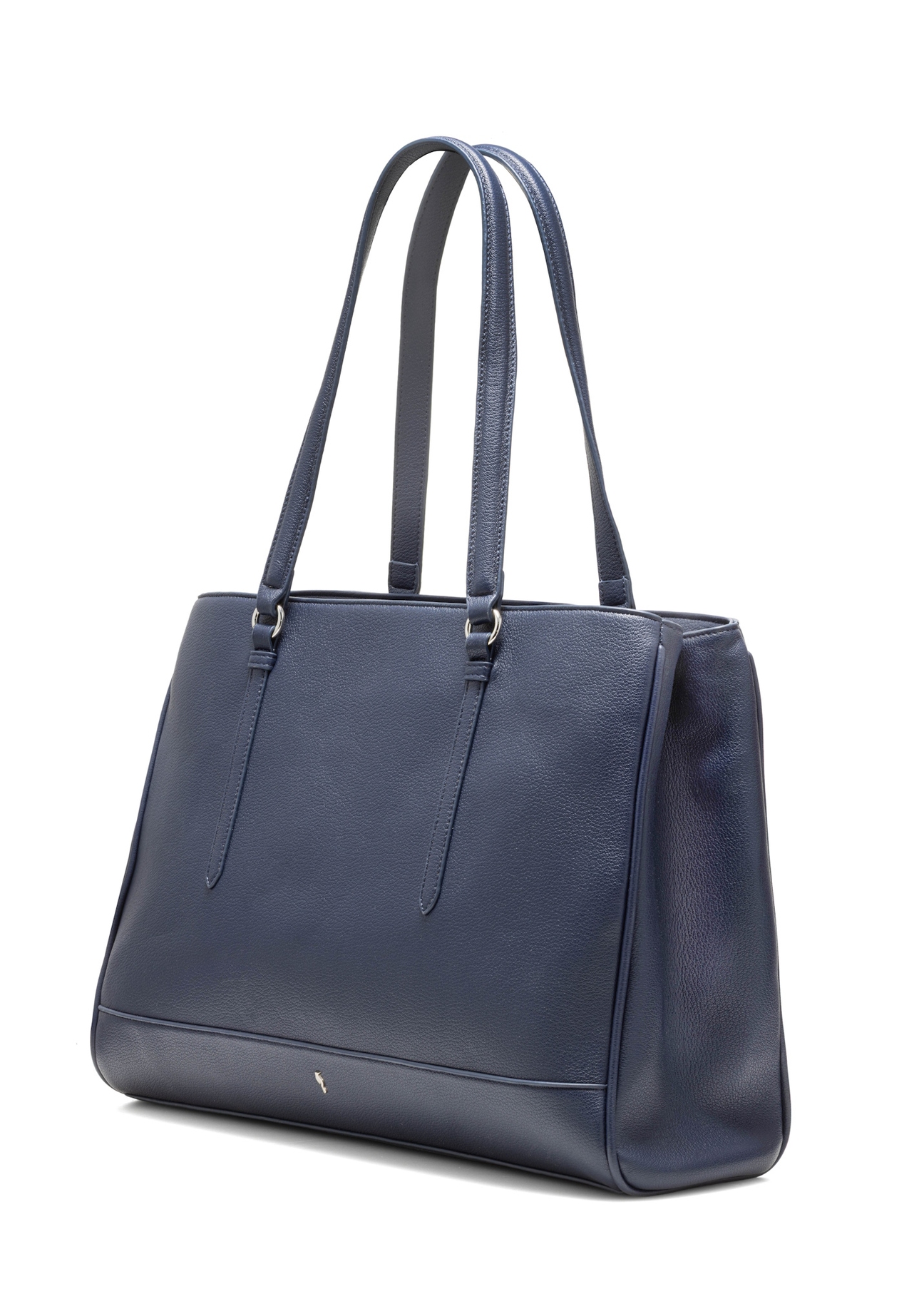 Large navy blue women's bag TOREC-1064-69(Z25), diagonal product view on a white background.
