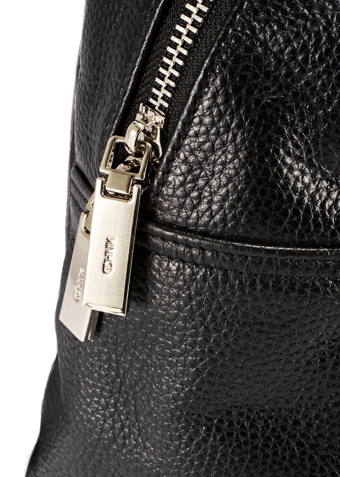 Women's leather backpack TORES-1146A-99(Z25) - close-up of the detail on a white background.