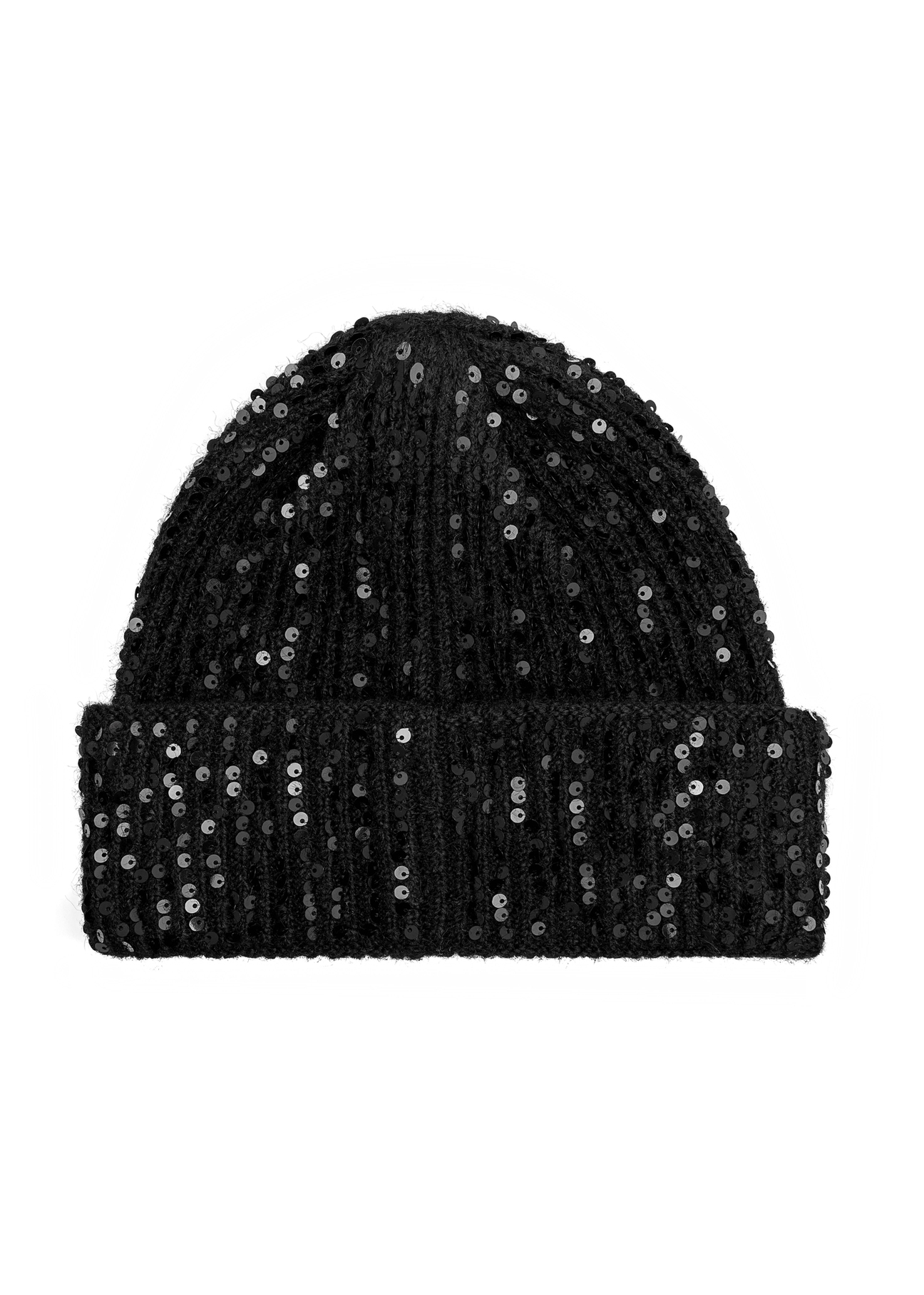 Black women's wool cap CZADT-0203-99(Z25)