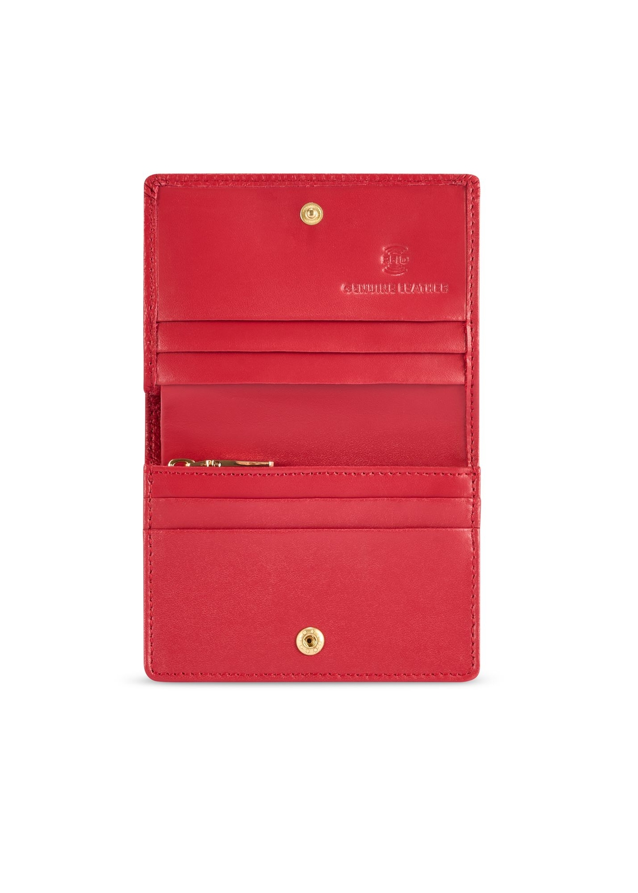 Red women's wallet with RFID protection PORES-0808 RFID-42(Z25)
