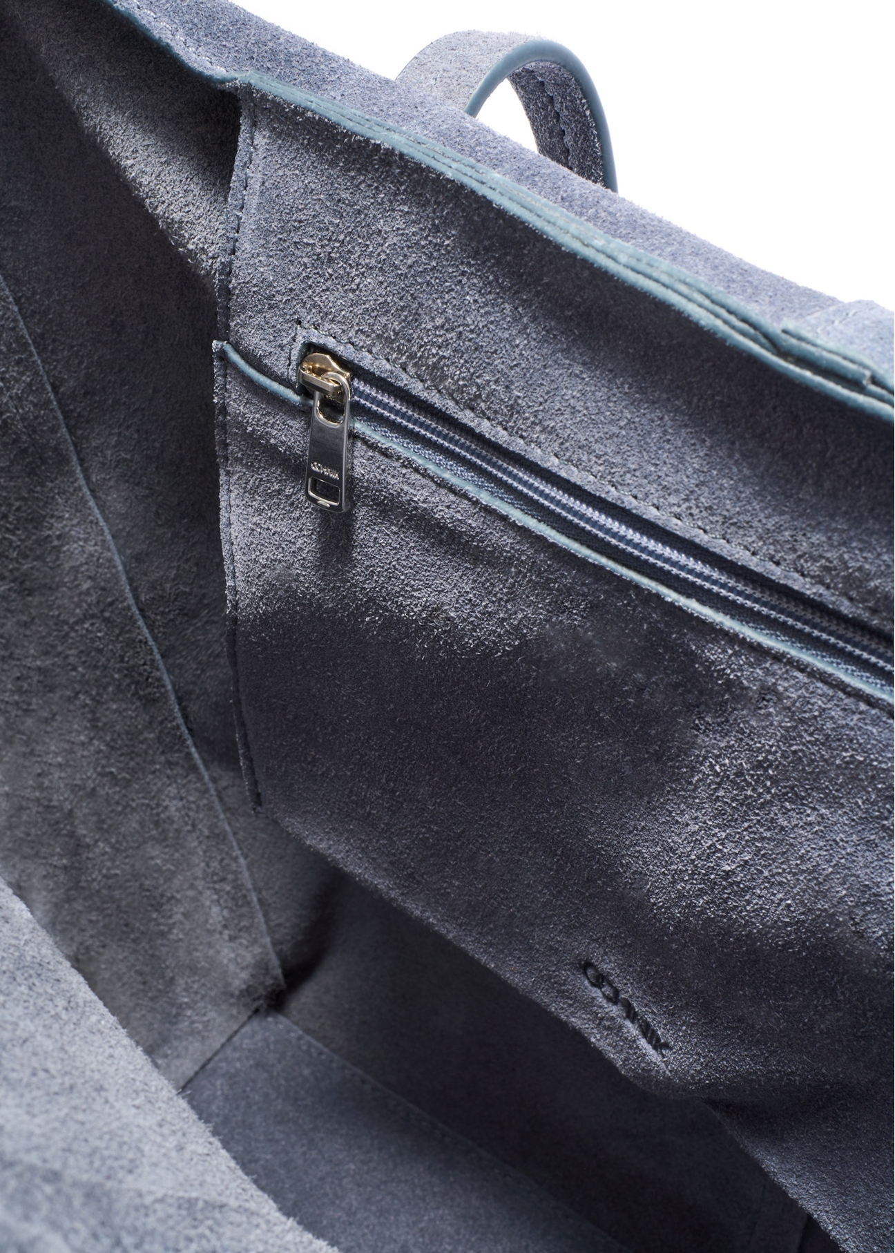 Dark blue leather women's handbag TORES-1252-7C(W26), close-up of the product detail on a white background.