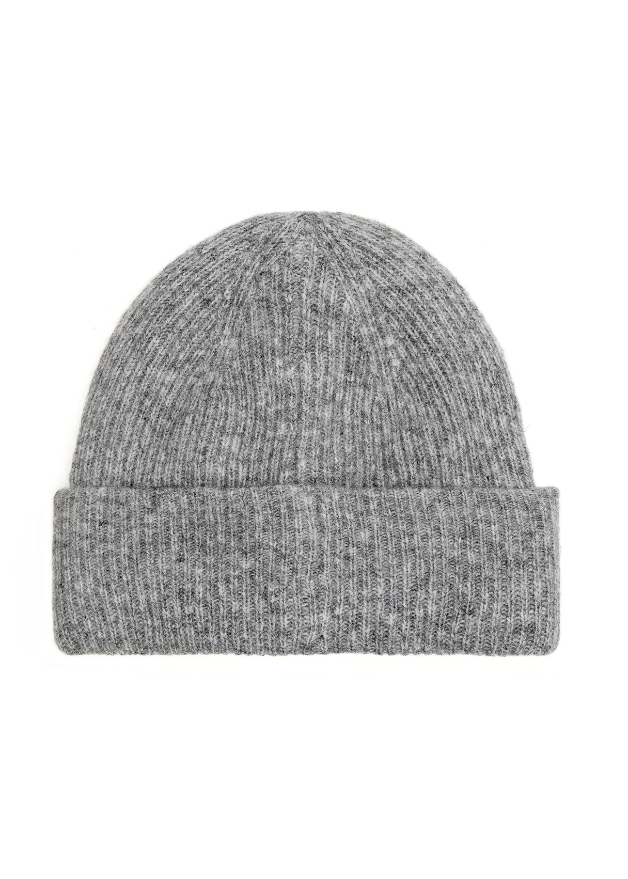 Women's gray cap CZADT-0201-9B(Z26), product view from the back on a white background.