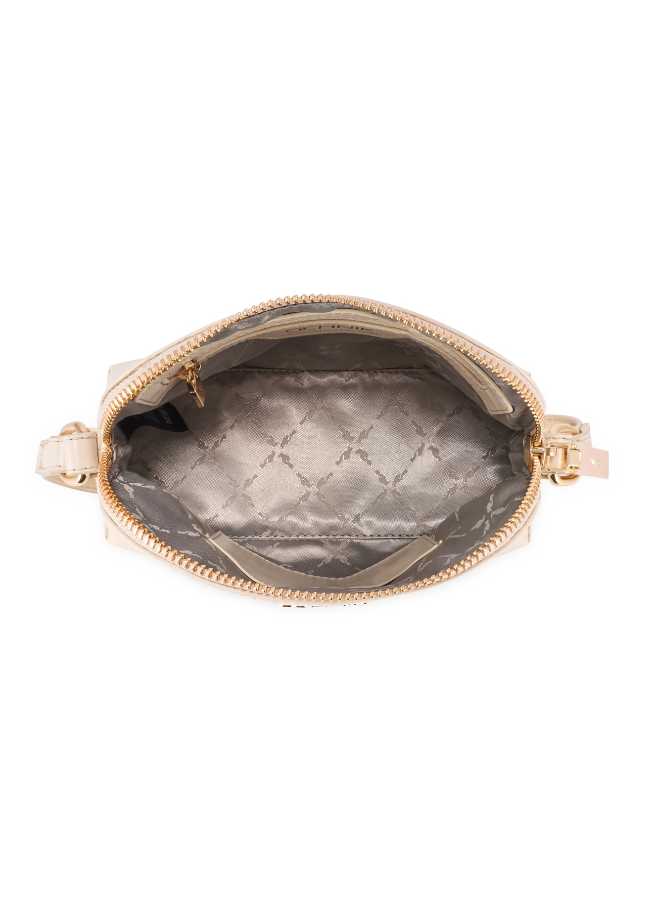 Cream small leather women's handbag TORES-1296-0B (W26)