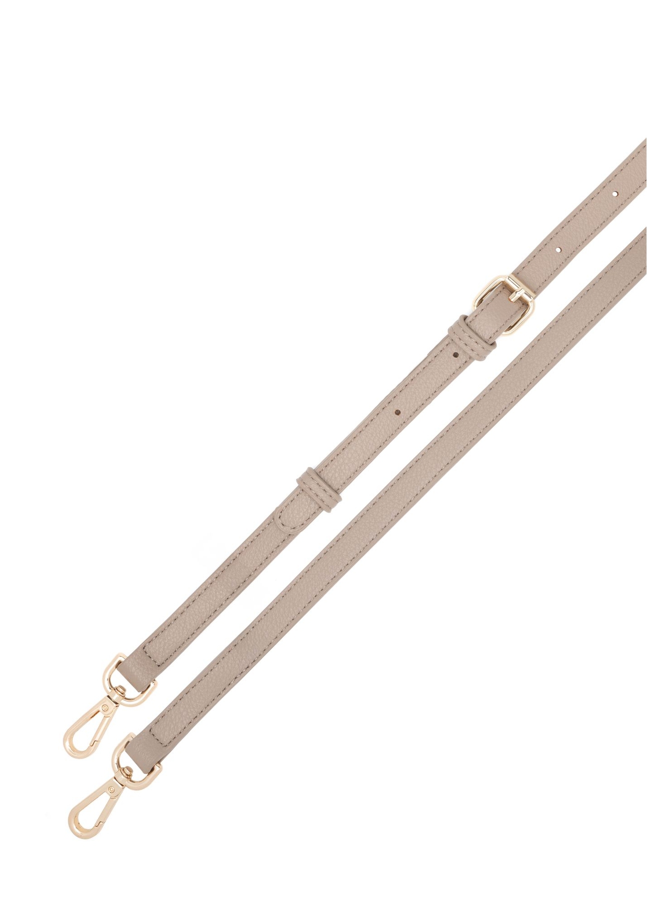 Beige large women's bag TOREC-0978A-81(Z25) - view of stripes on a white background.