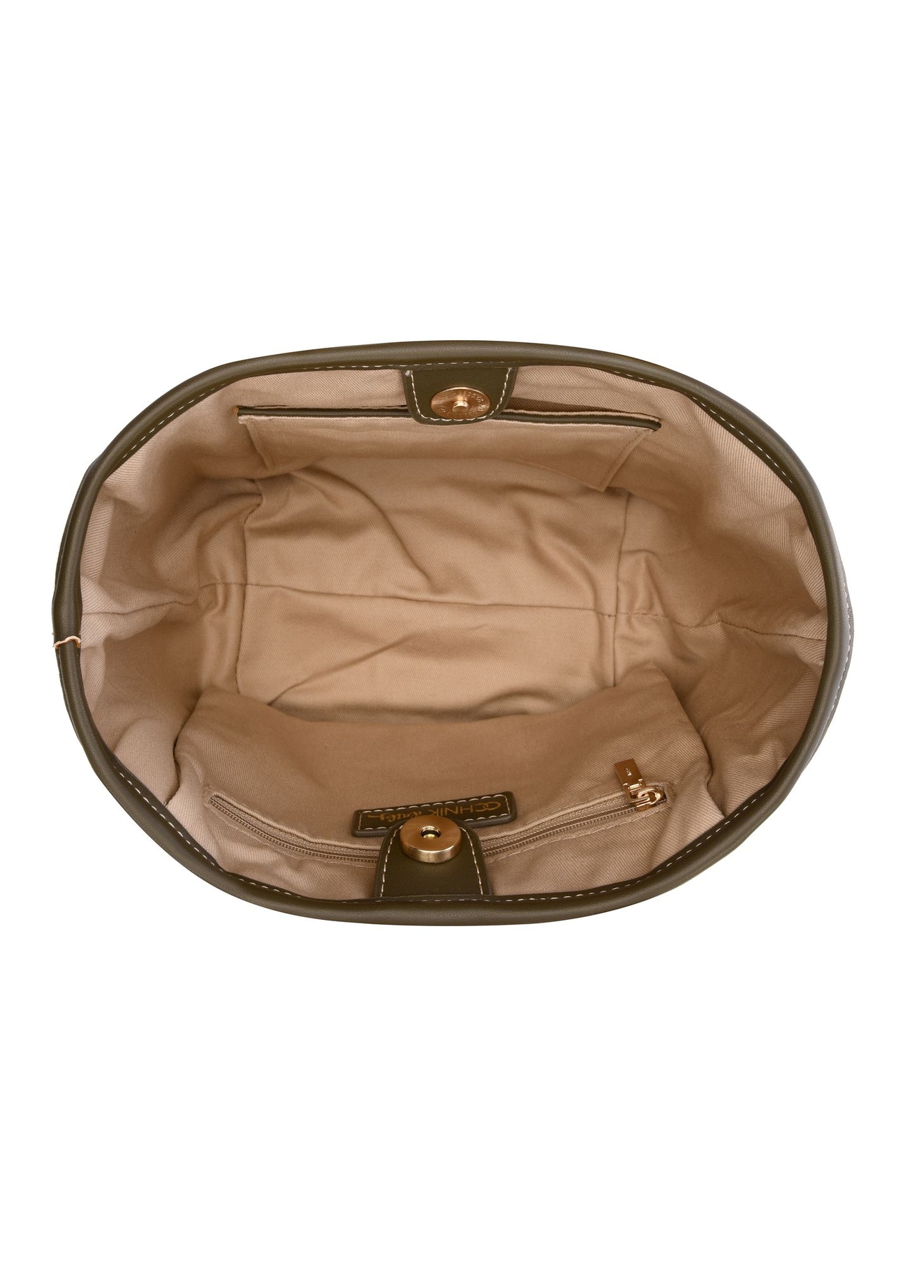 Braided small women's handbag TOREC-1230-1E(W26) - product view from above, on a white background.