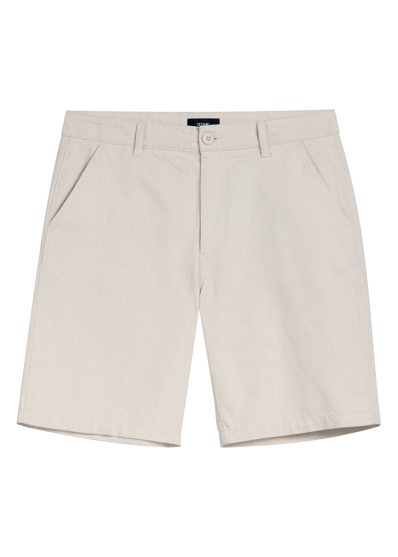 Beige men's shorts SZOMT-0033-1B(W26), front product view on white background.