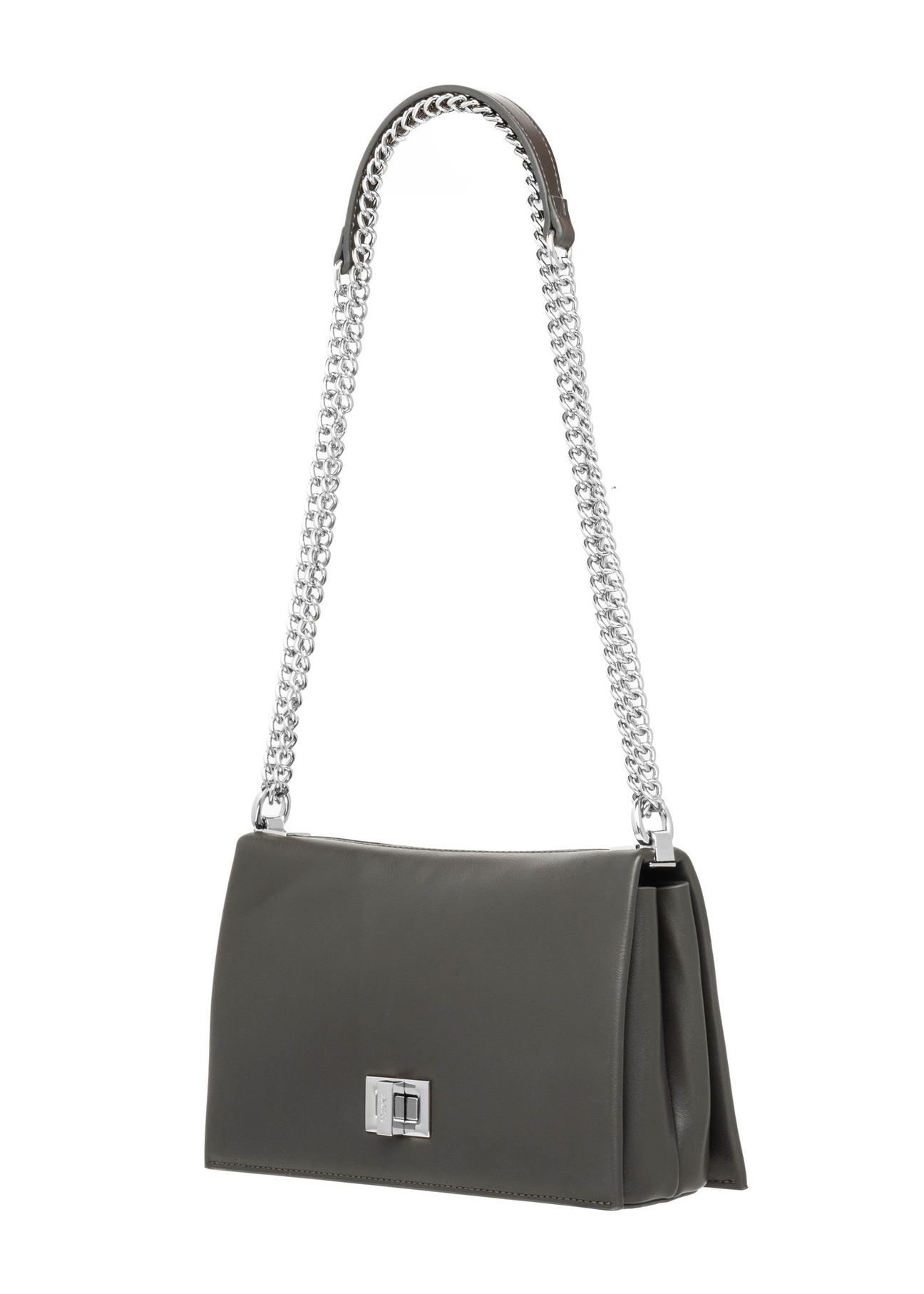 Graphite small women's handbag TOREC-1282-9D(Z26) - diagonal product view, on a white background.