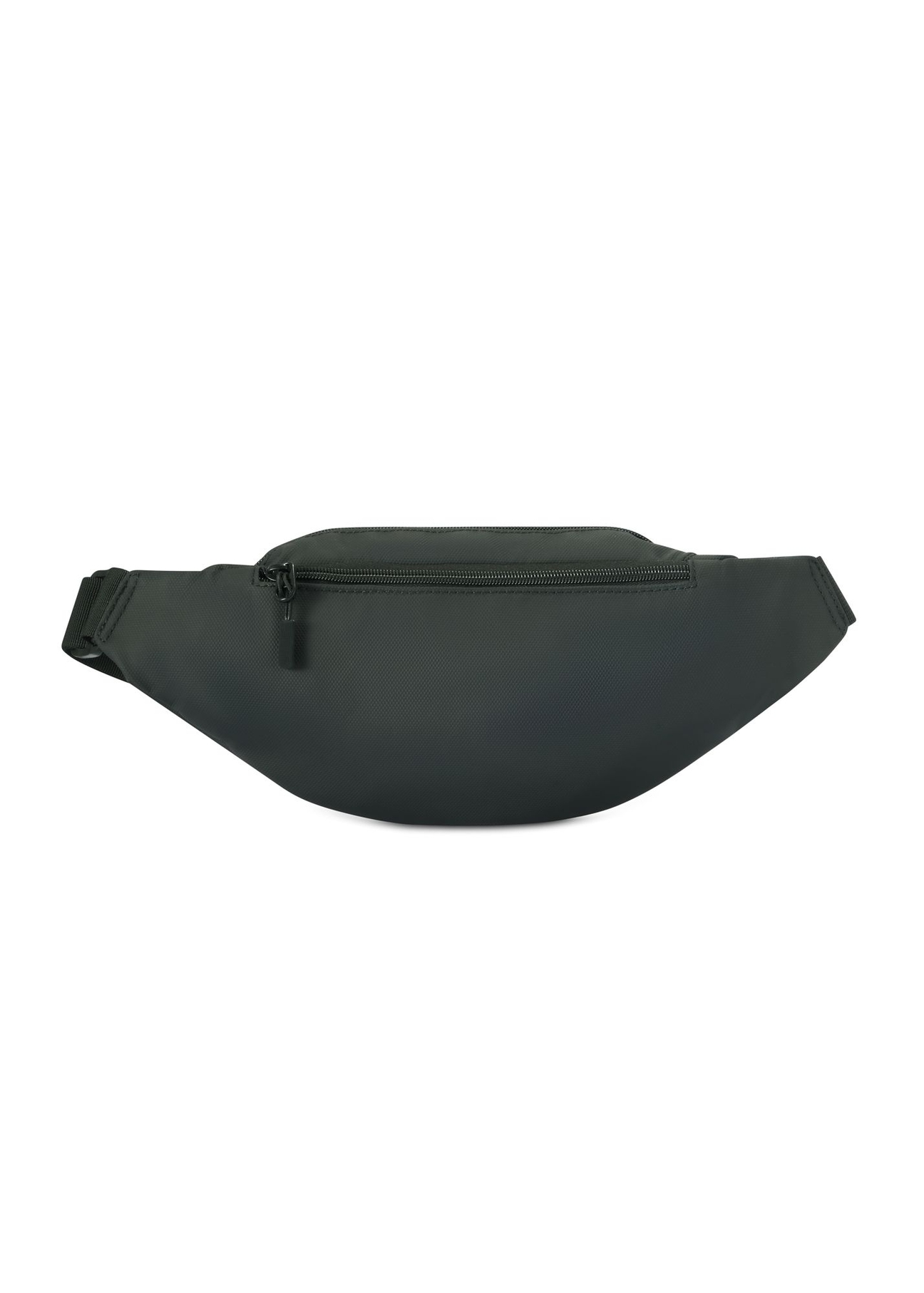 Men's black waist bag TORMN-0362-99(Z25) - back view of the product on a white background.