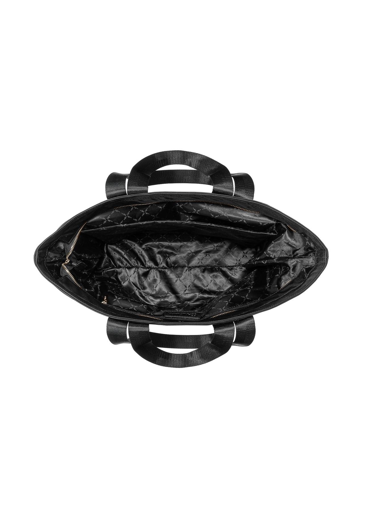 Black large shopper bag TOREN-0325-99(Z25)