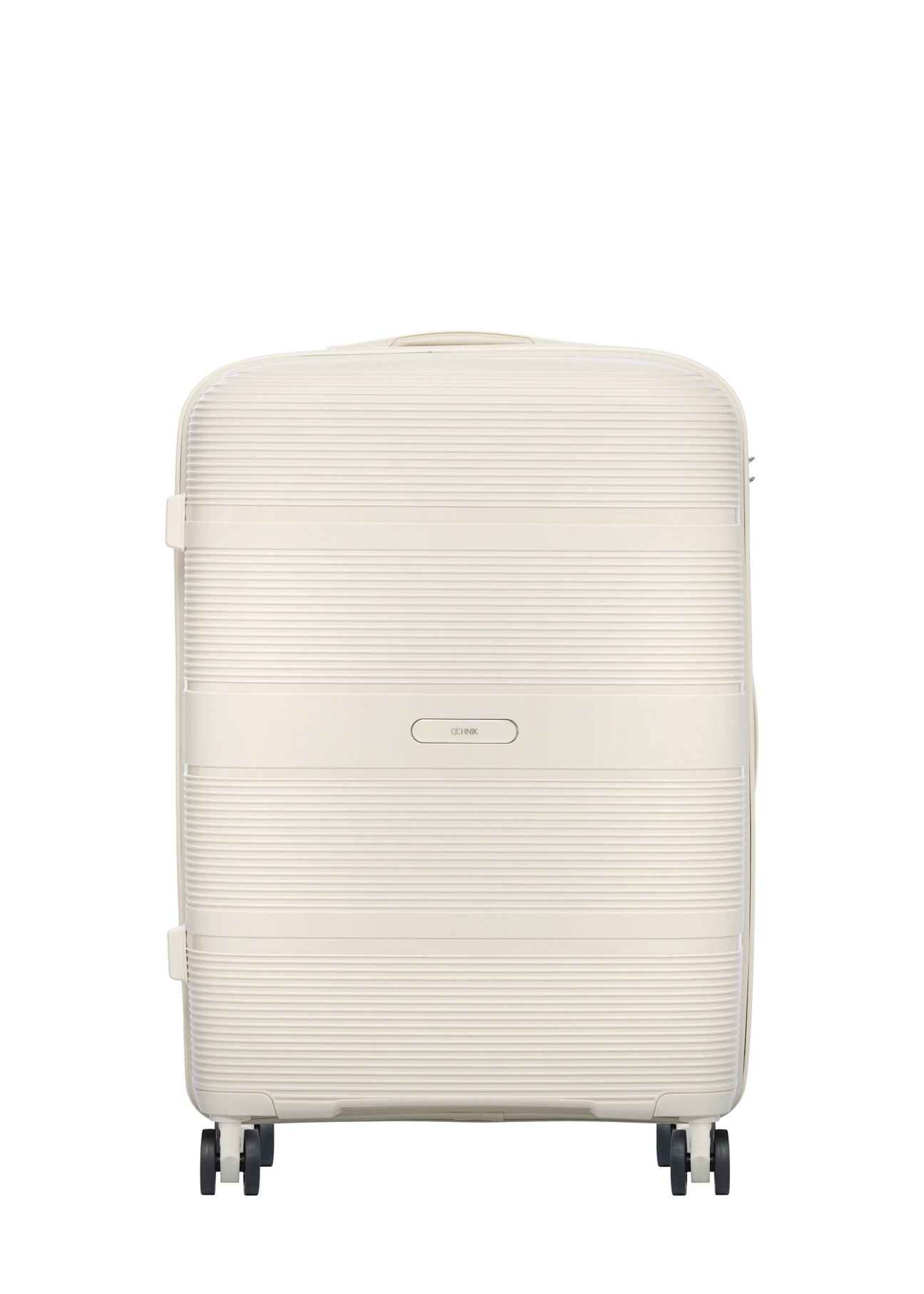 Medium suitcase on wheels WALPP-0022-0C-24(W26), product view from the front on a white background.