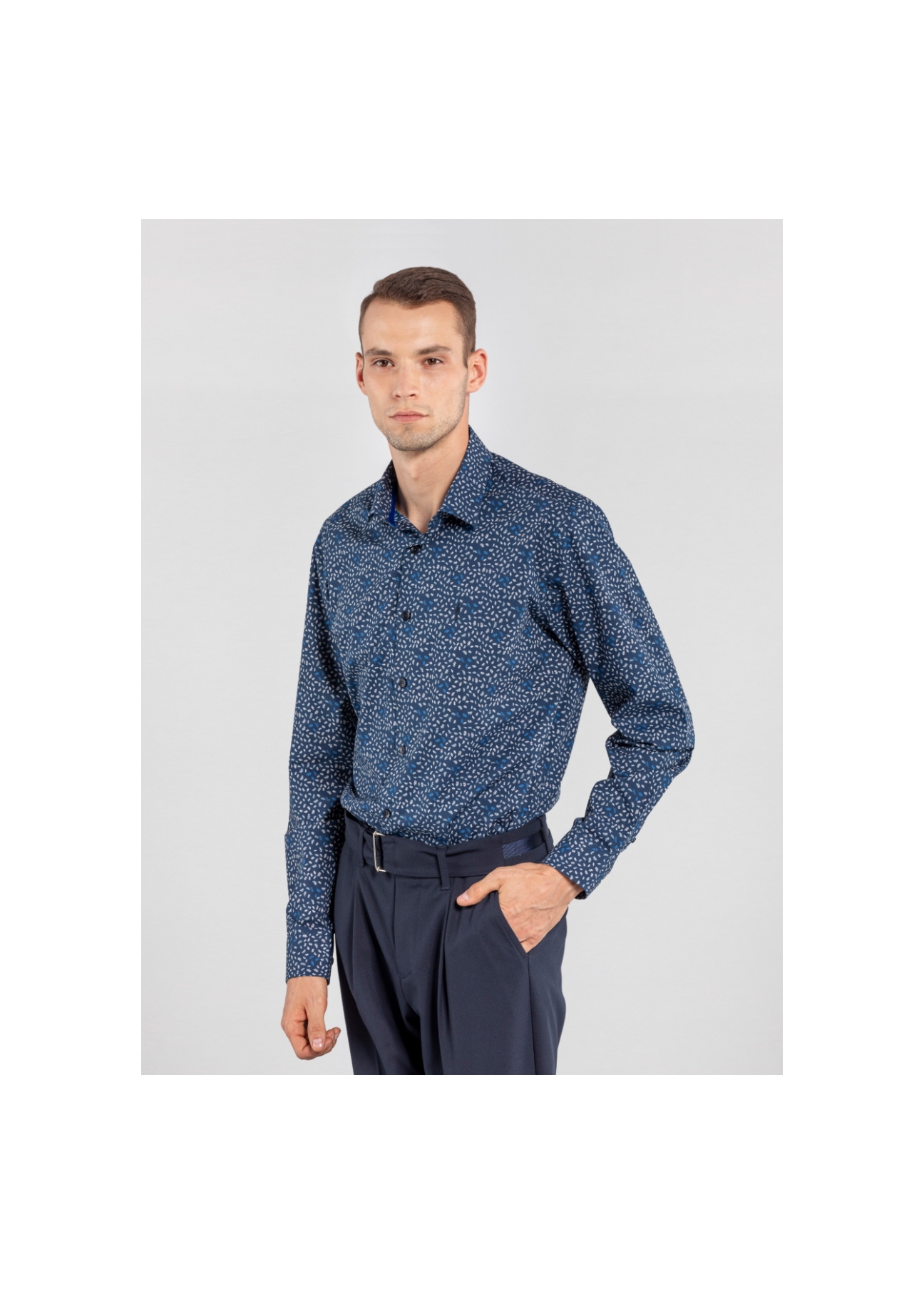 Men's shirt KOSMT-0214-69(Z20)-03