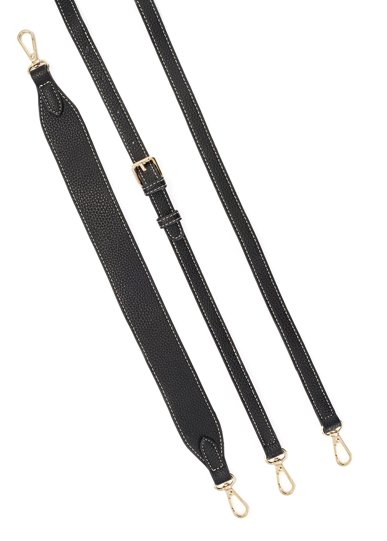 Black women's shoulder bag TOREC-1063-9I(Z26) - close-up detail, on white background.