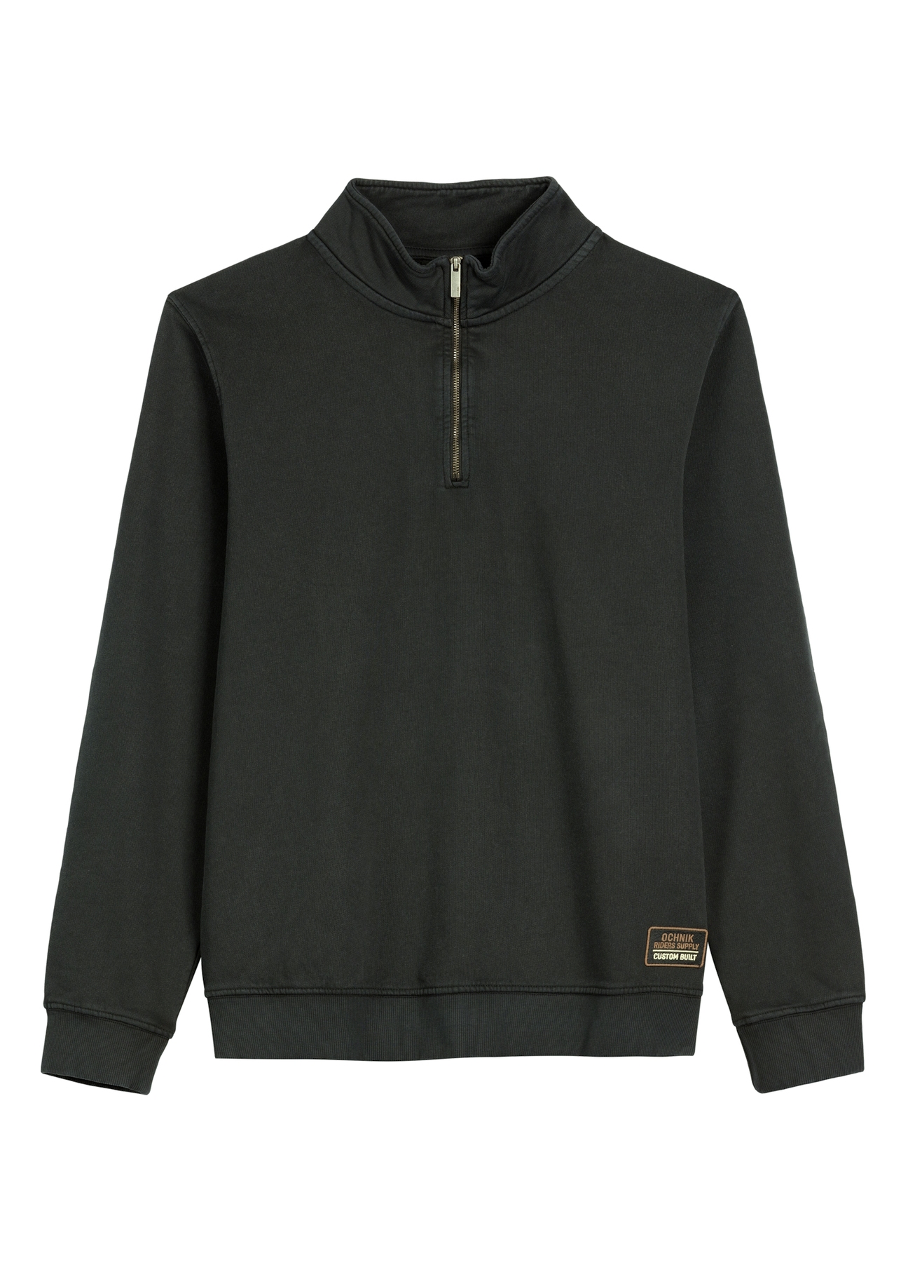 Men's black cotton sweatshirt BLZMT-0077-99(W26)
