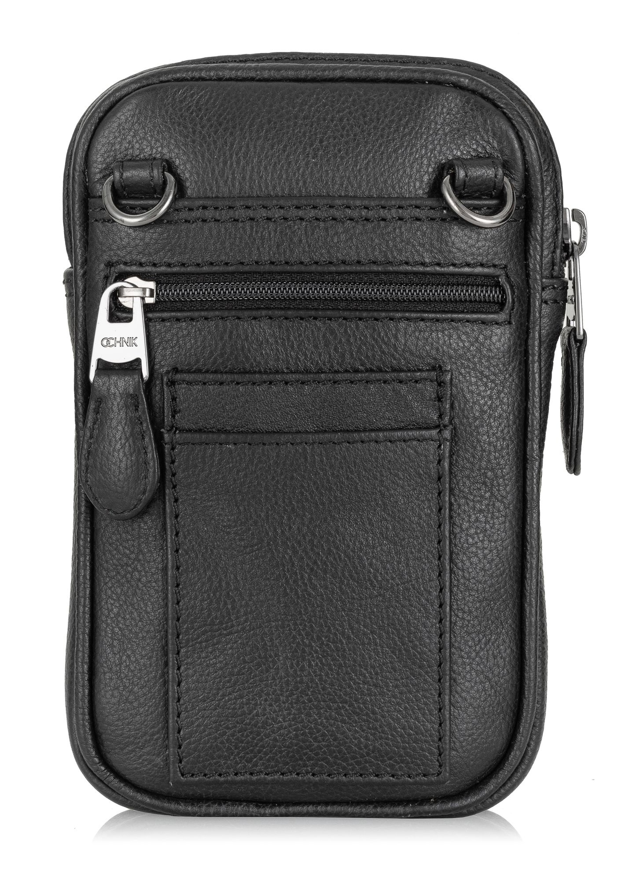 Men's embossed leather pouch PORMS-0515A-99(W23)-03