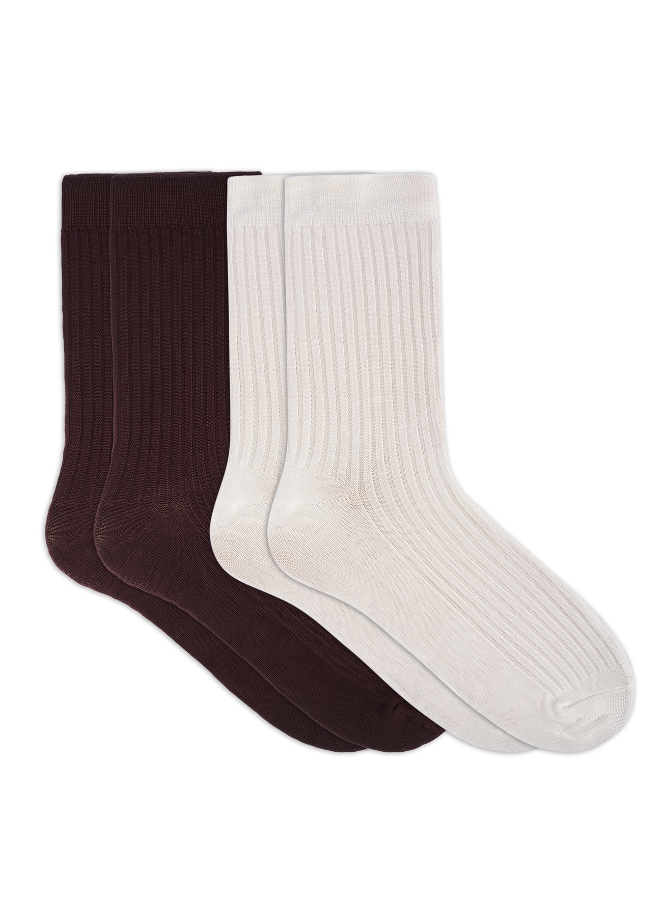 Set of women's long socks ZESDT-0047-00(Z26), product view from the front on a white background.