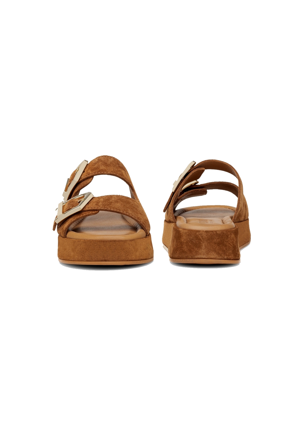 Women's suede platform flip-flops BUTYD-1242-1D(W26)