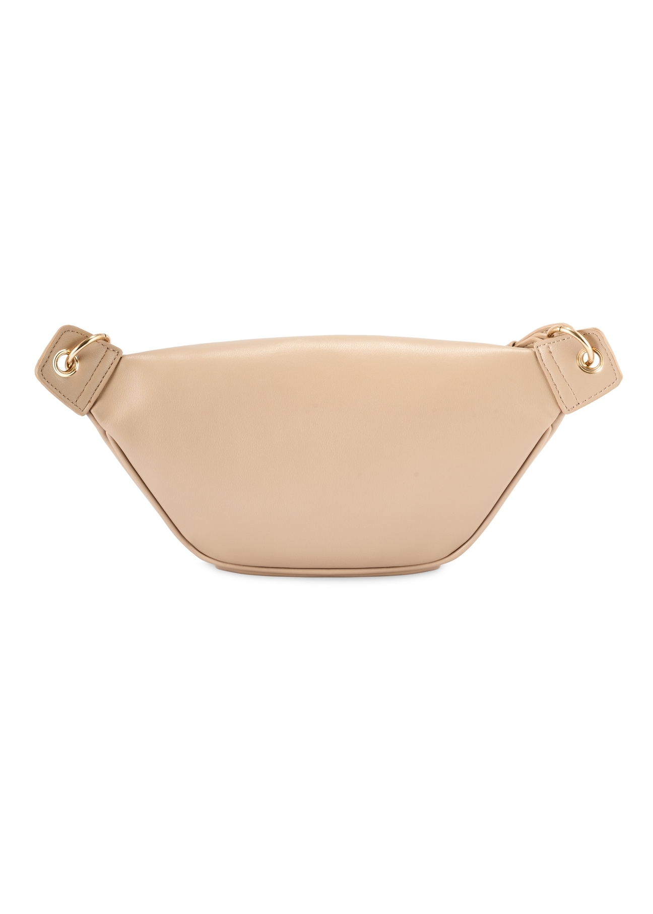 Beige women's compact waist bag TOREC-0788C-81(Z25), product view from the back on a white background.