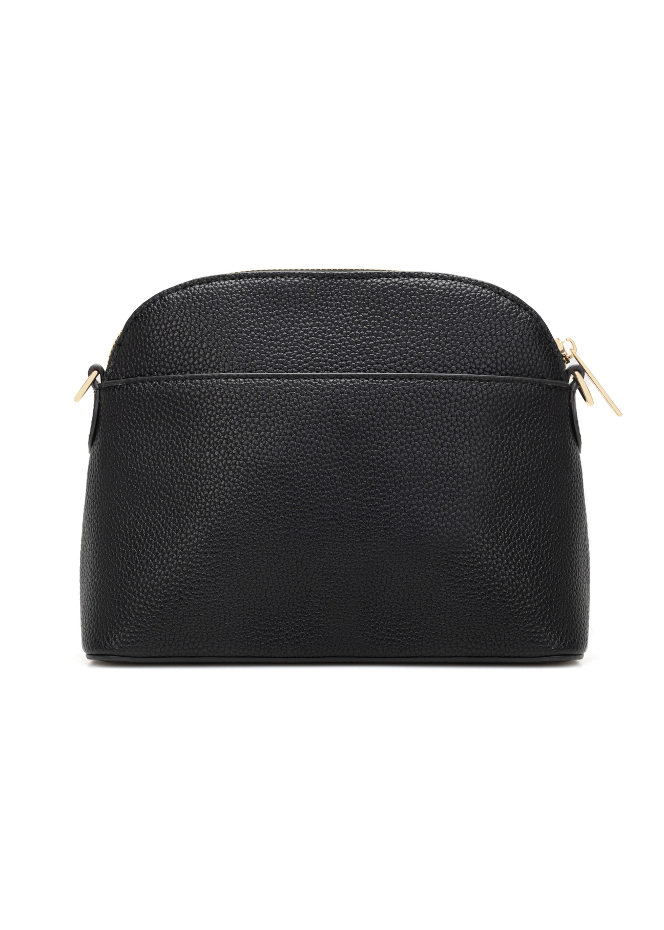 Black women's shoulder bag TOREC-1140-9I(W26), product view from the back on a white background.