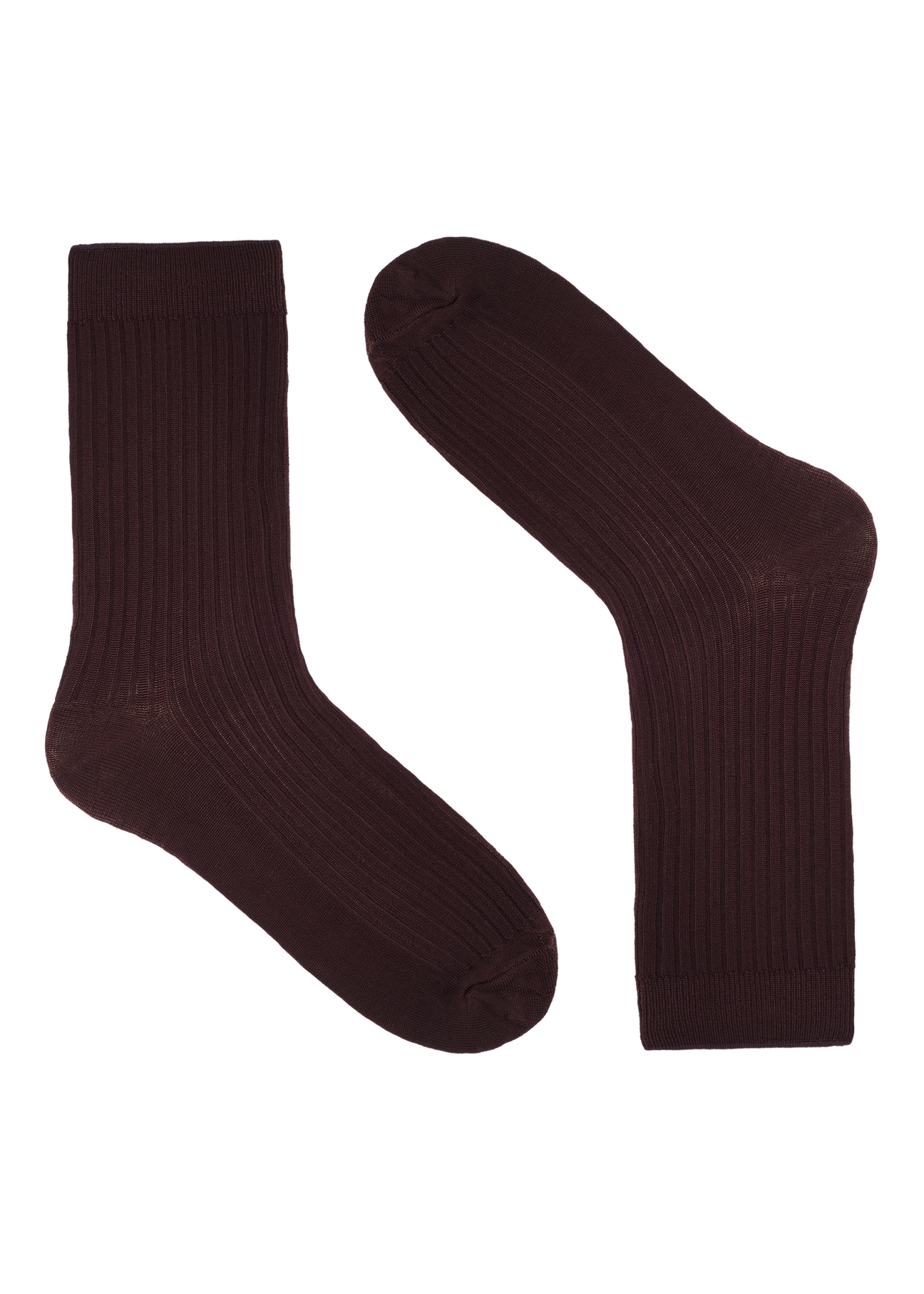 Set of women's long socks ZESDT-0047-00(Z26), front view of the second pair of the product on a white background.