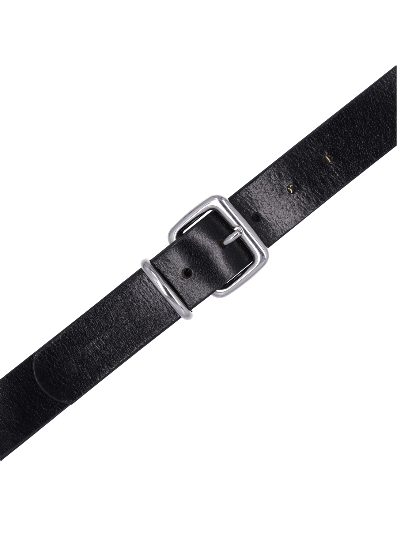 Women's leather belt PASDS-0312-99(Z24), product view from above on white background.