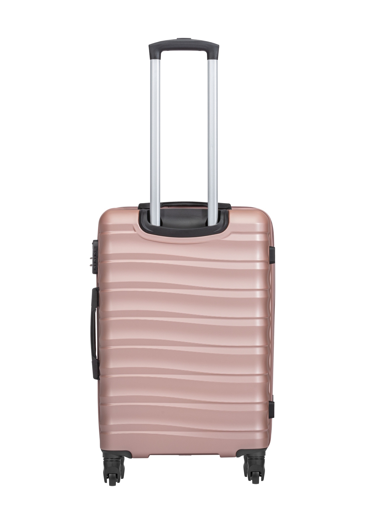 Set of 19'/24'/28' trolley suitcases WALAB-0081-5X(W26), back view of the product on a white background.