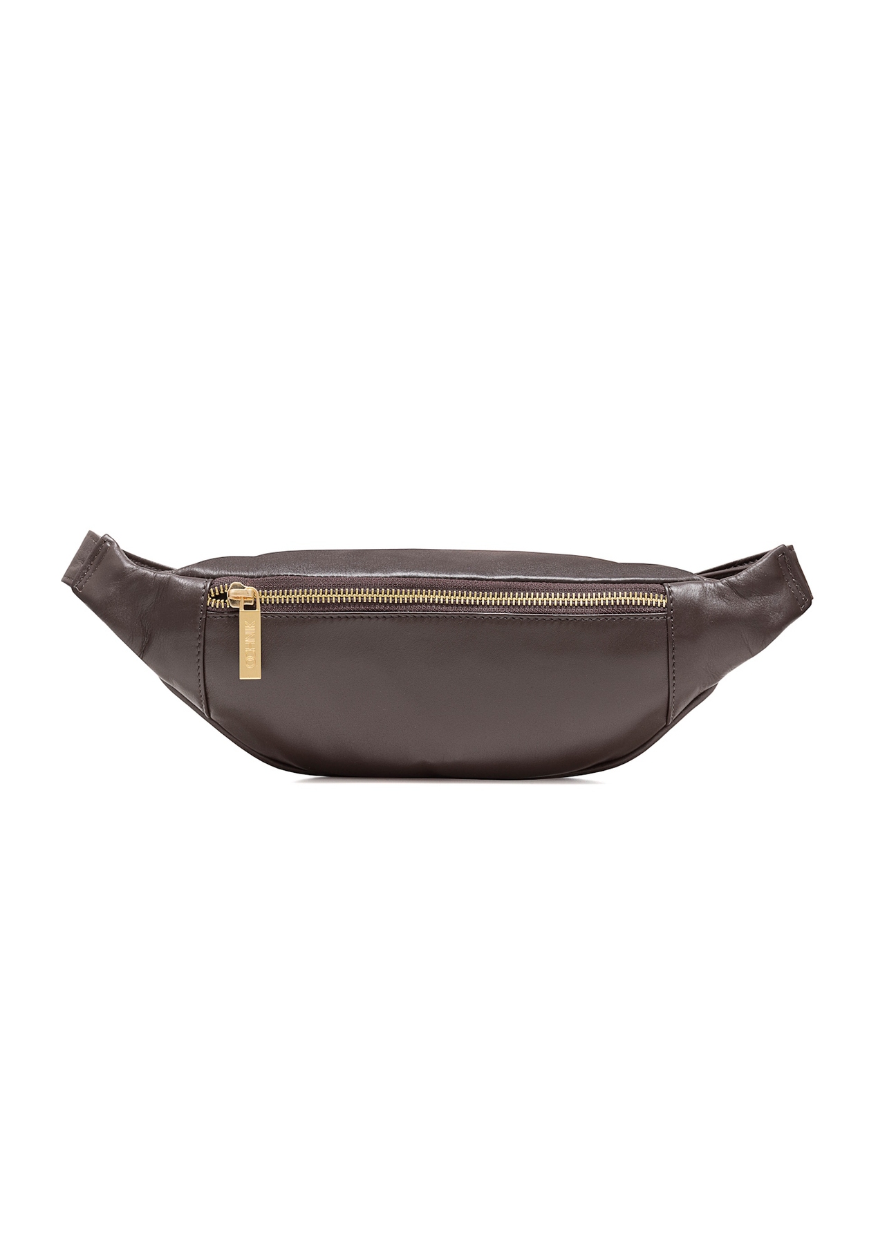 Brown women's waist bag TORES-1137A-89(Z25), back view of the product on a white background.
