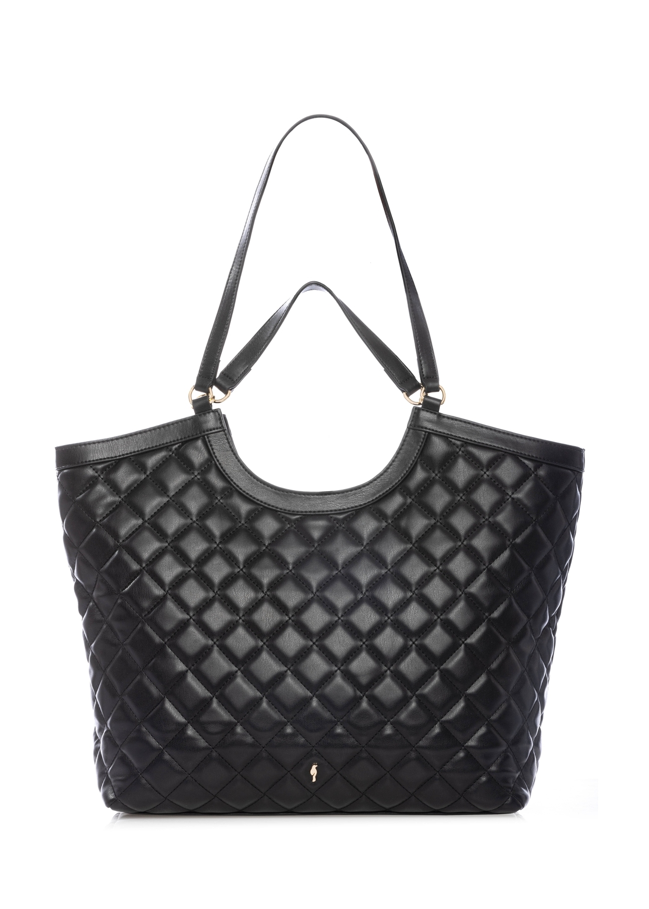 Large quilted women's handbag TOREC-1118-99(W26), front product view on white background.