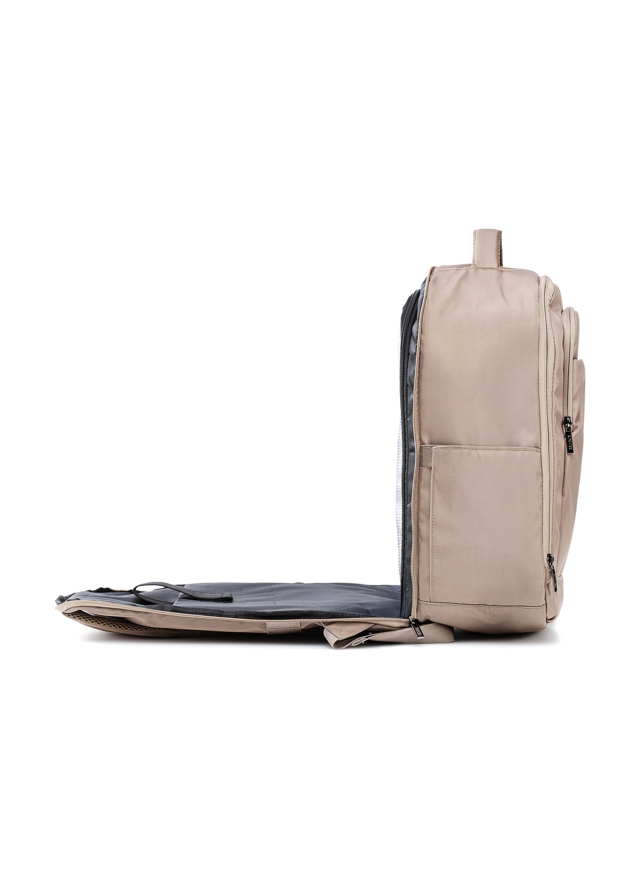 Dark beige airplane backpack PLCMN-0014A-80(Z25)